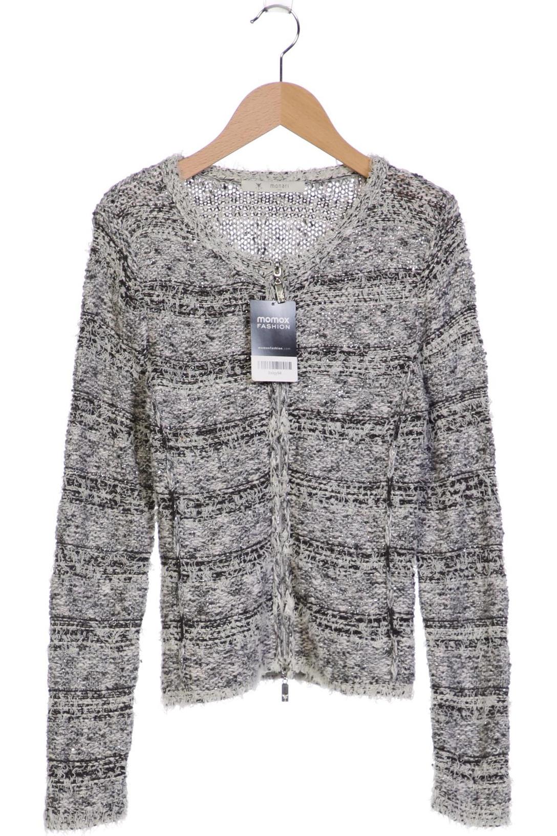 

monari Damen Strickjacke, grau, Gr. 34