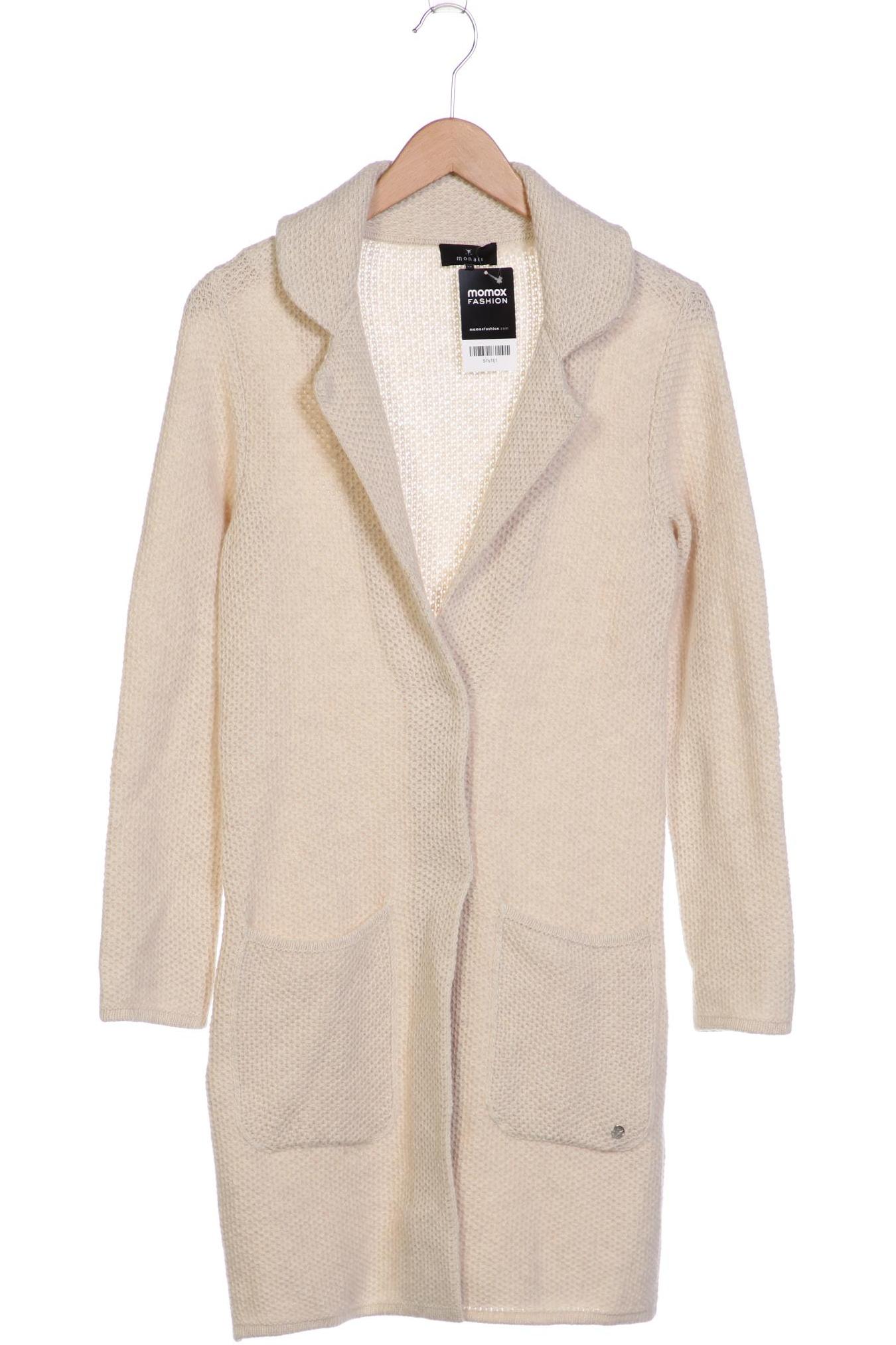 

monari Damen Strickjacke, cremeweiß