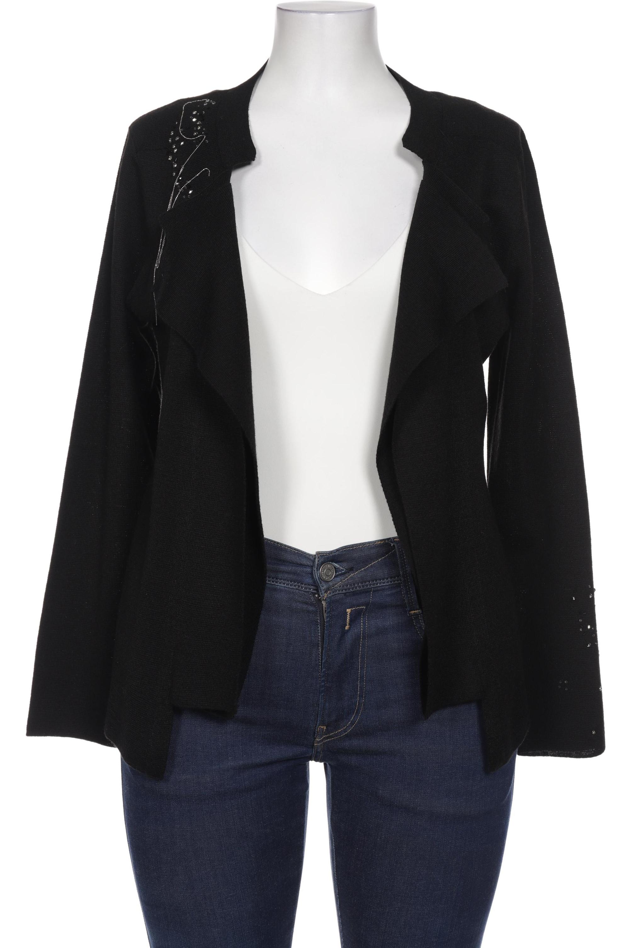 

monari Damen Strickjacke, schwarz, Gr. 42