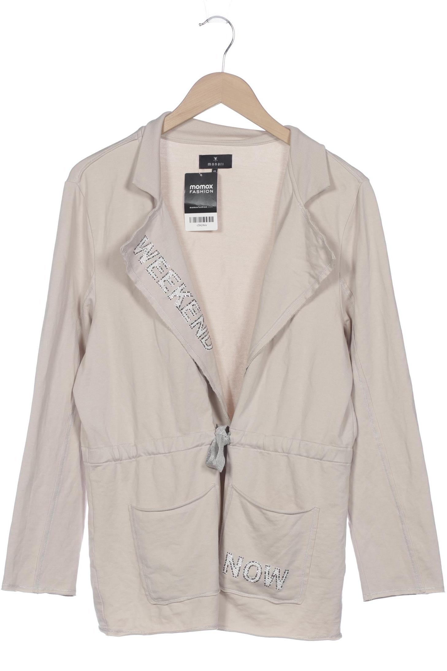 

monari Damen Strickjacke, beige, Gr. 46