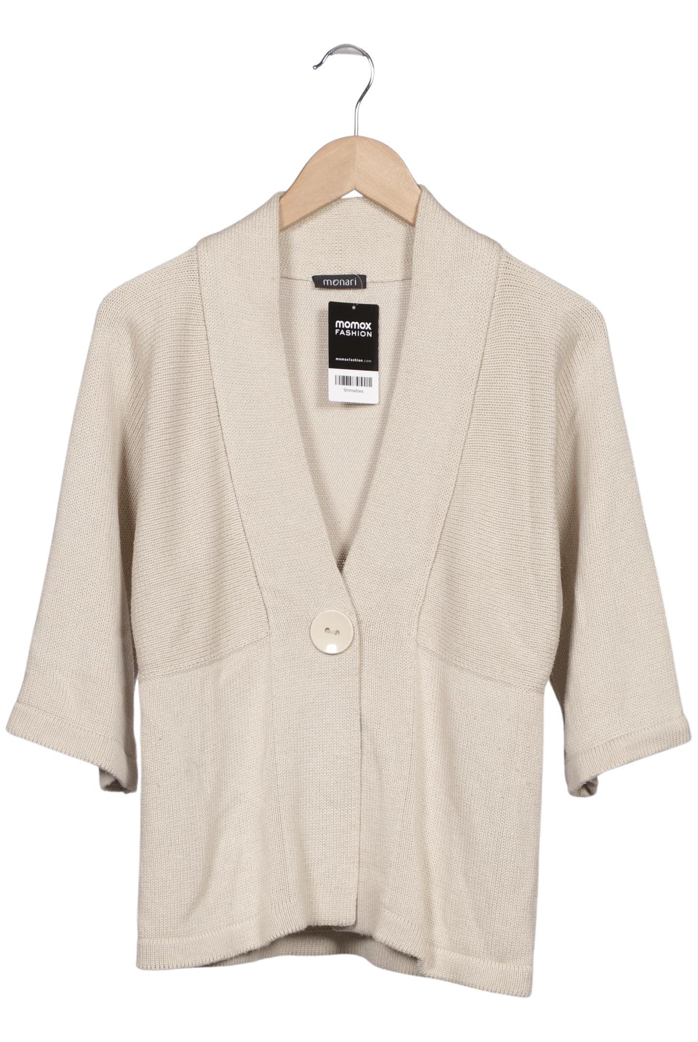 

monari Damen Strickjacke, beige, Gr. 38