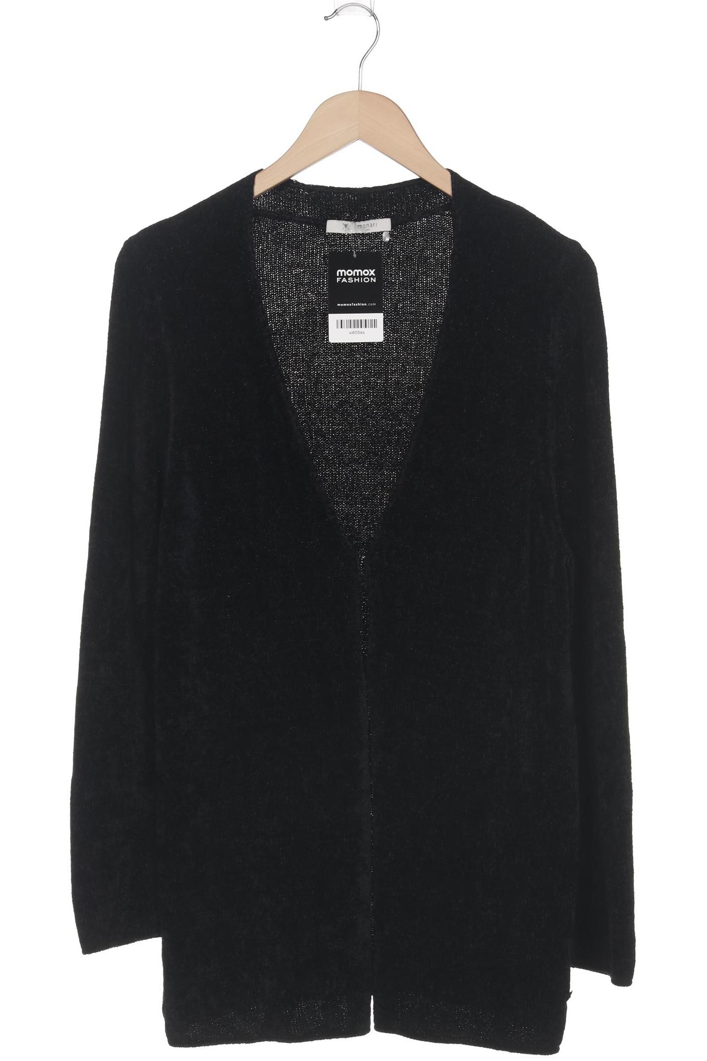 

monari Damen Strickjacke, schwarz, Gr. 46