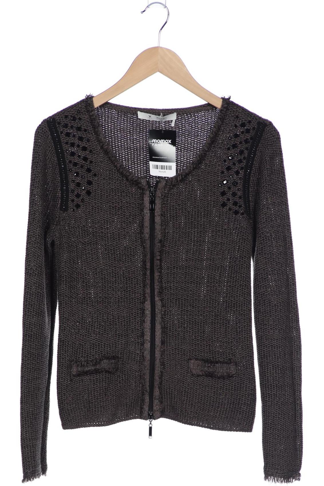

monari Damen Strickjacke, grau, Gr. 38
