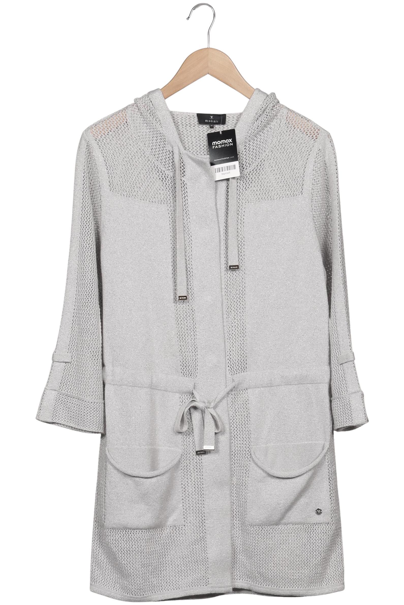 

monari Damen Strickjacke, grau, Gr. 38