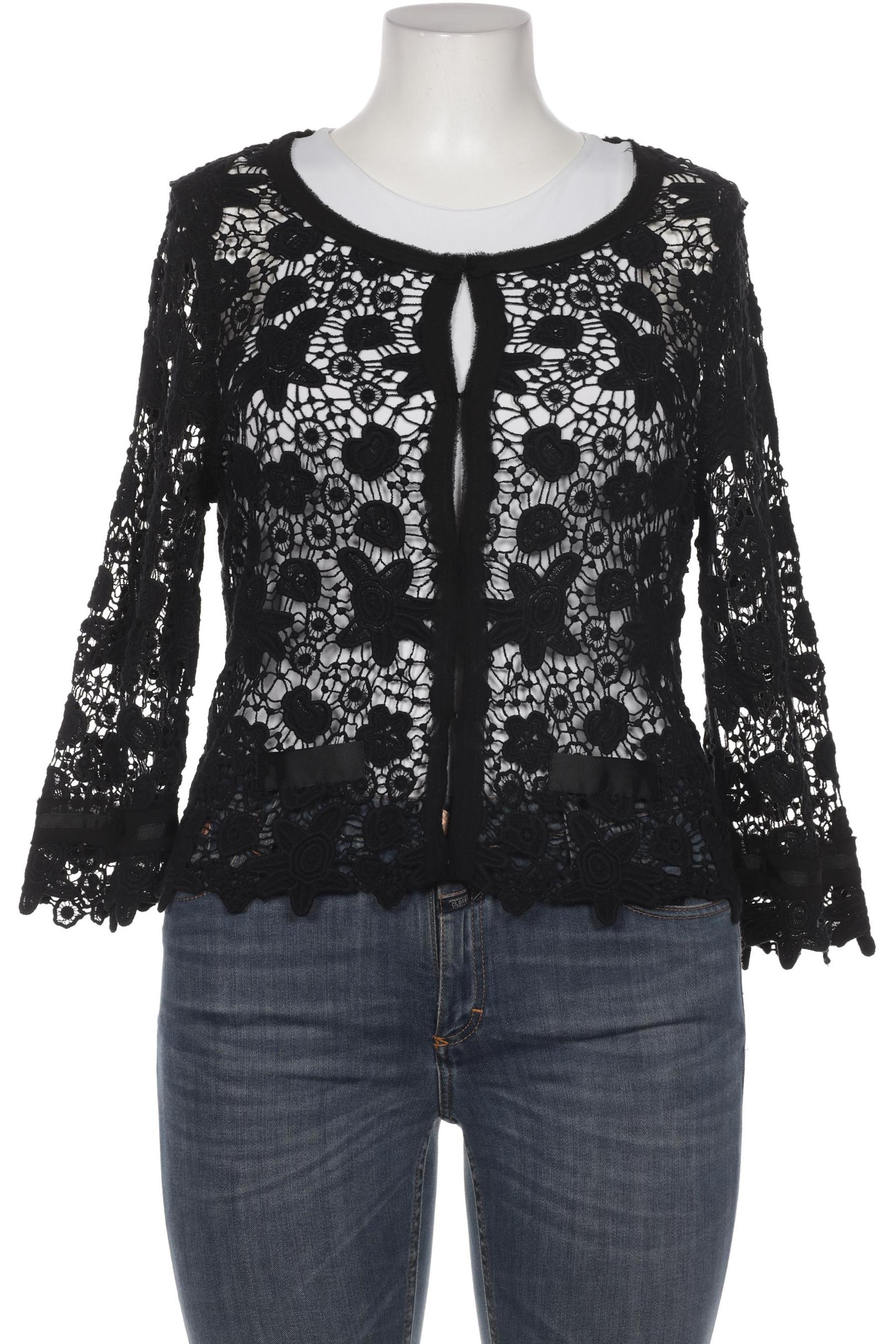 

monari Damen Strickjacke, schwarz, Gr. 42