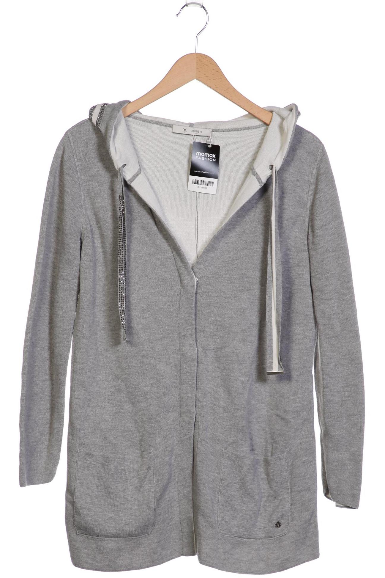 

monari Damen Strickjacke, grau, Gr. 38