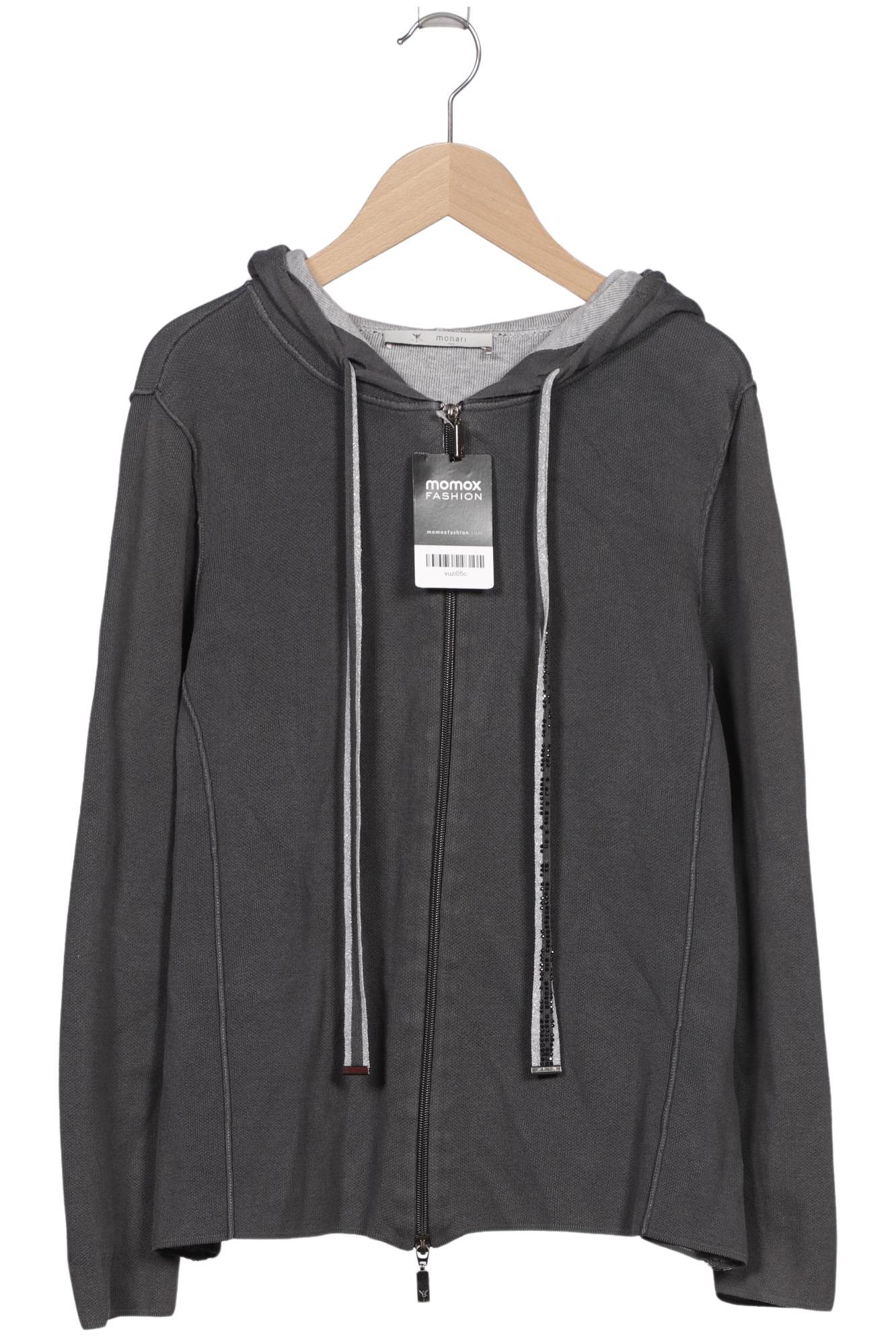 

monari Damen Strickjacke, grau, Gr. 38