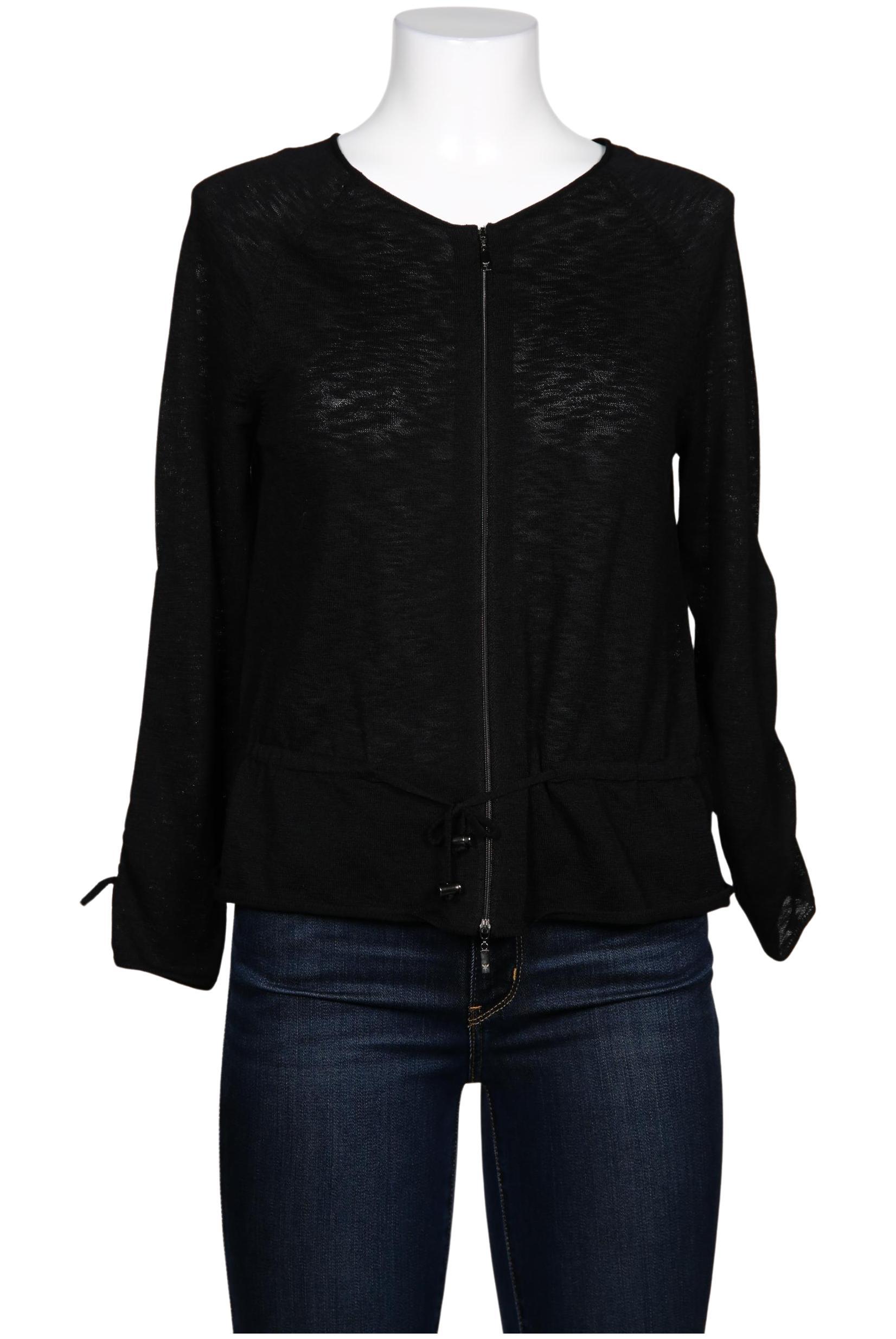 

monari Damen Strickjacke, schwarz, Gr. 38