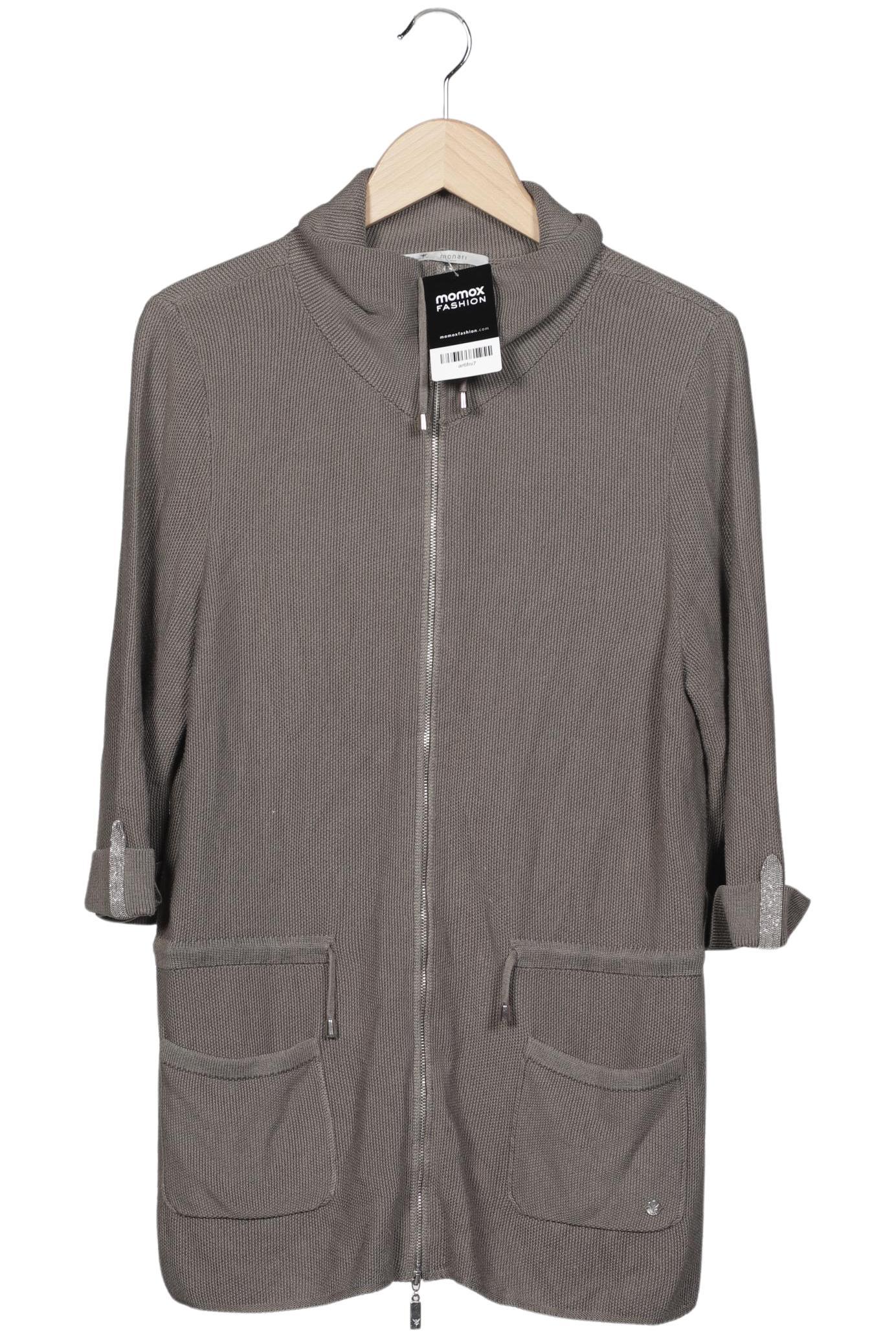 

monari Damen Strickjacke, grau, Gr. 42