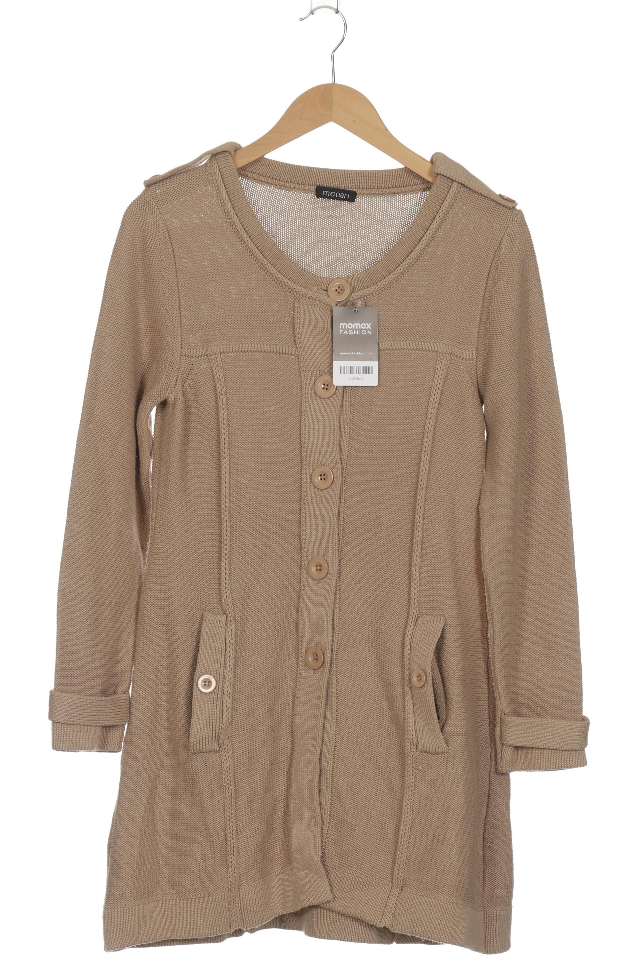 

monari Damen Strickjacke, beige, Gr. 38