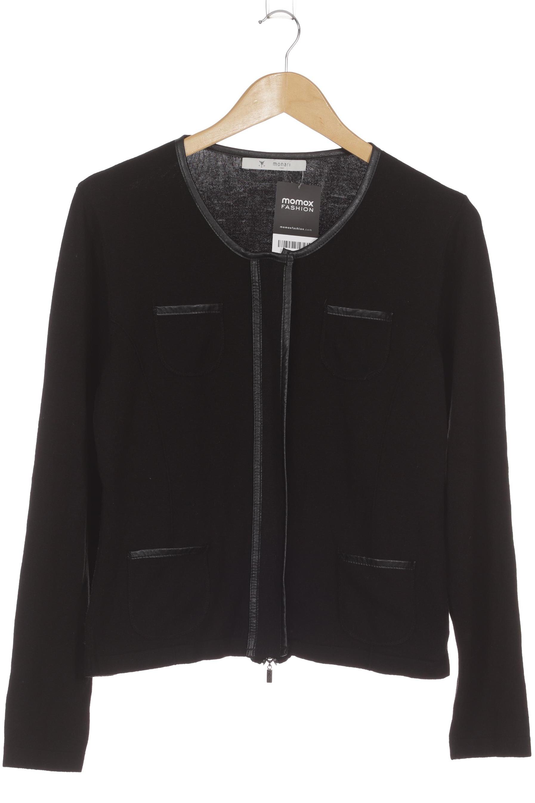 

monari Damen Strickjacke, schwarz, Gr. 40