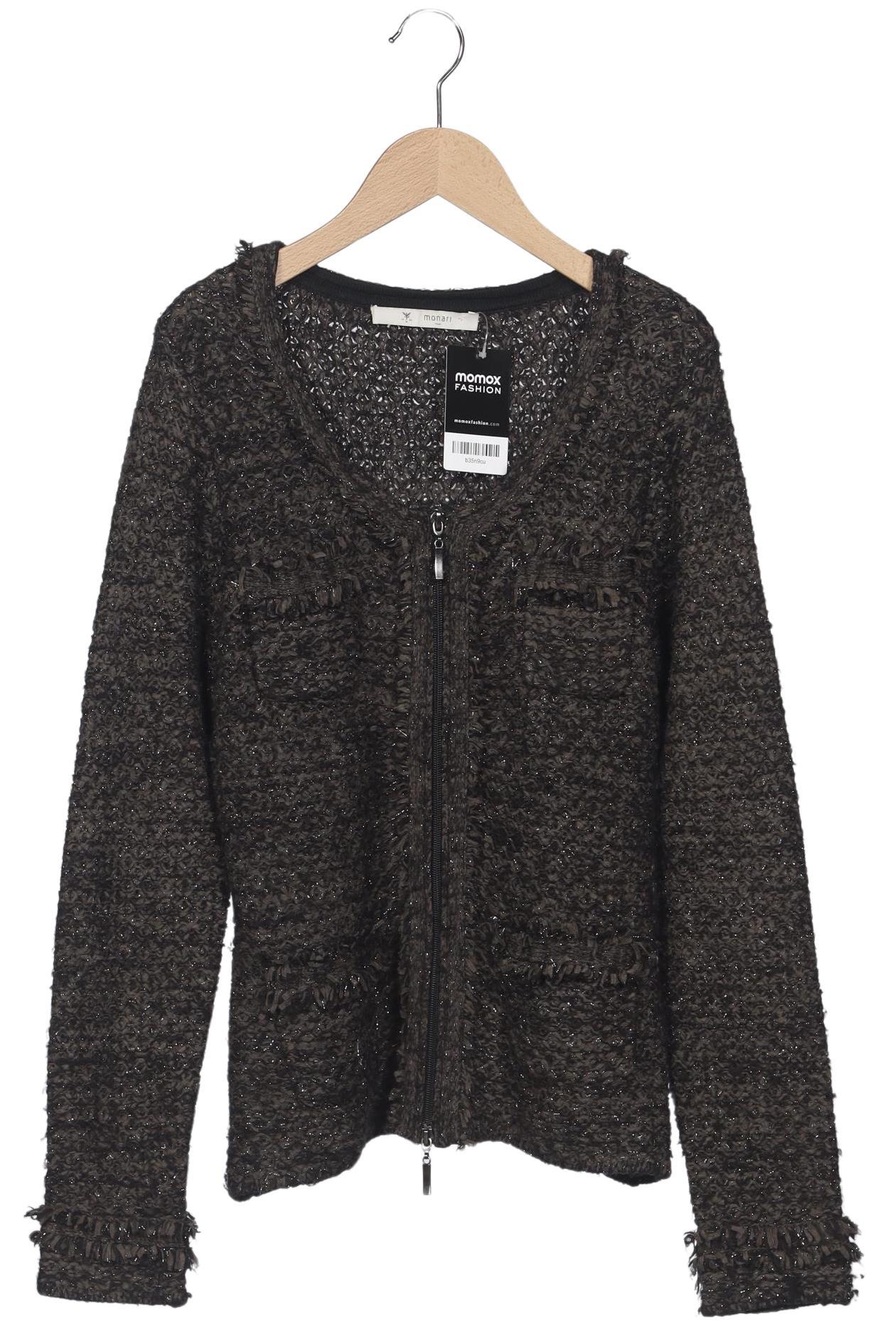 

monari Damen Strickjacke, braun, Gr. 38