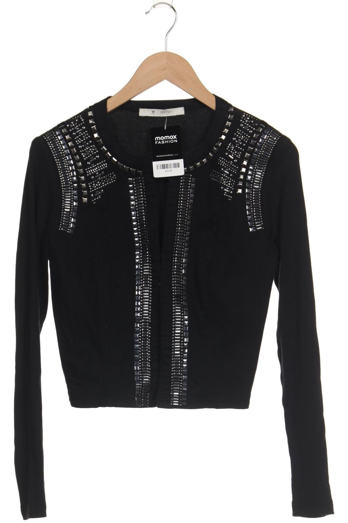 

monari Damen Strickjacke, schwarz, Gr. 40