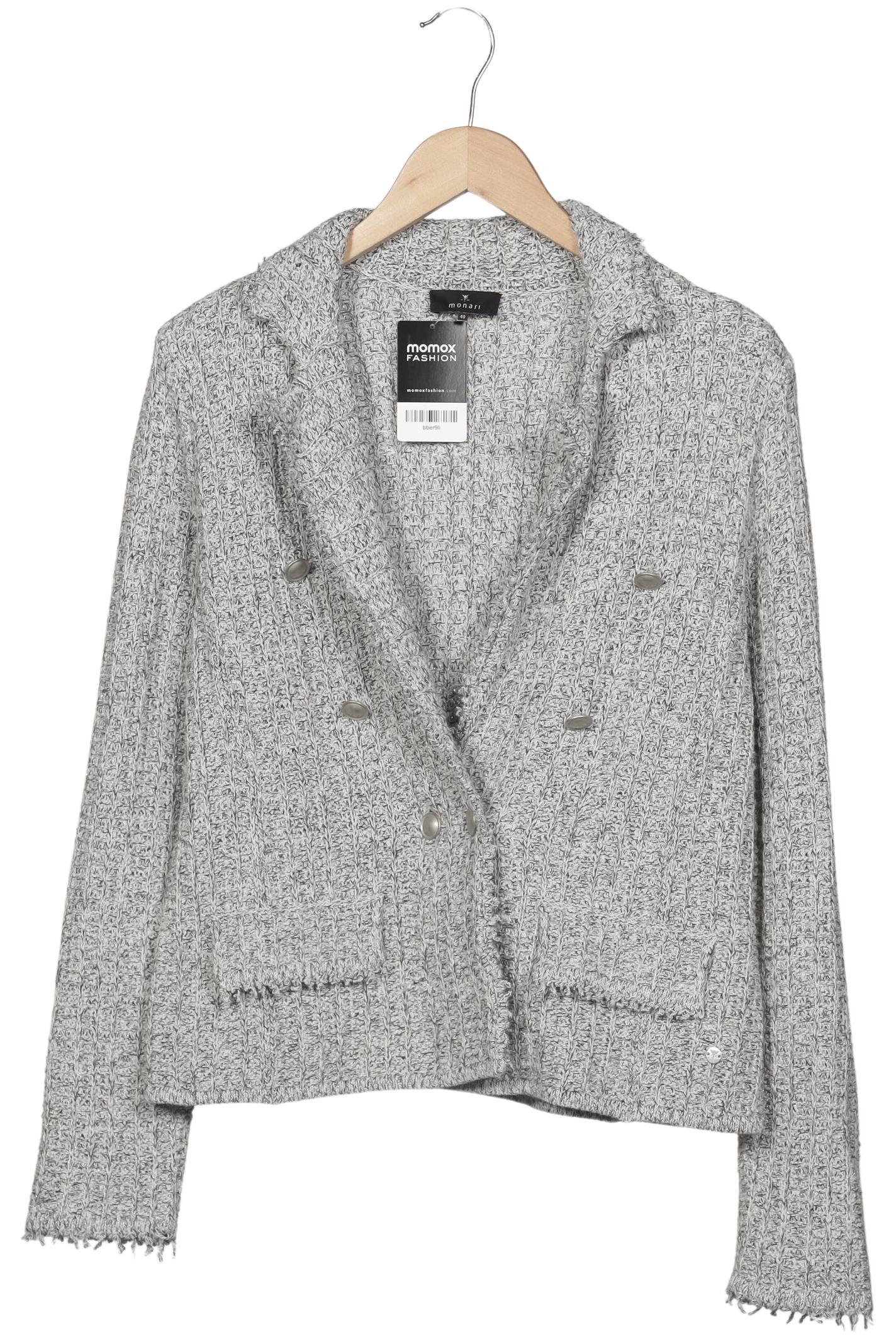 

monari Damen Strickjacke, grau, Gr. 40