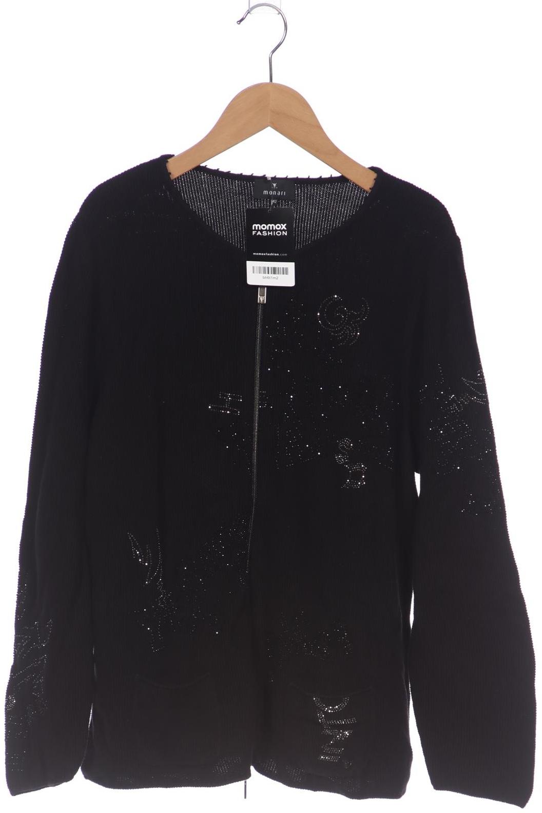 

monari Damen Strickjacke, schwarz, Gr. 42