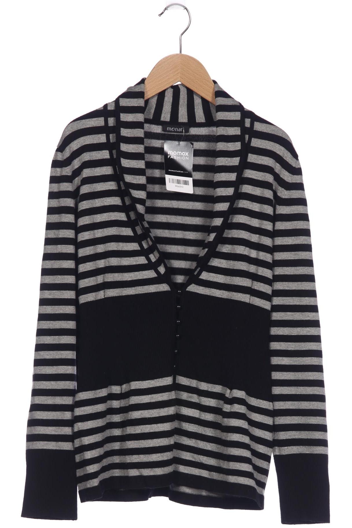 

monari Damen Strickjacke, schwarz, Gr. 42