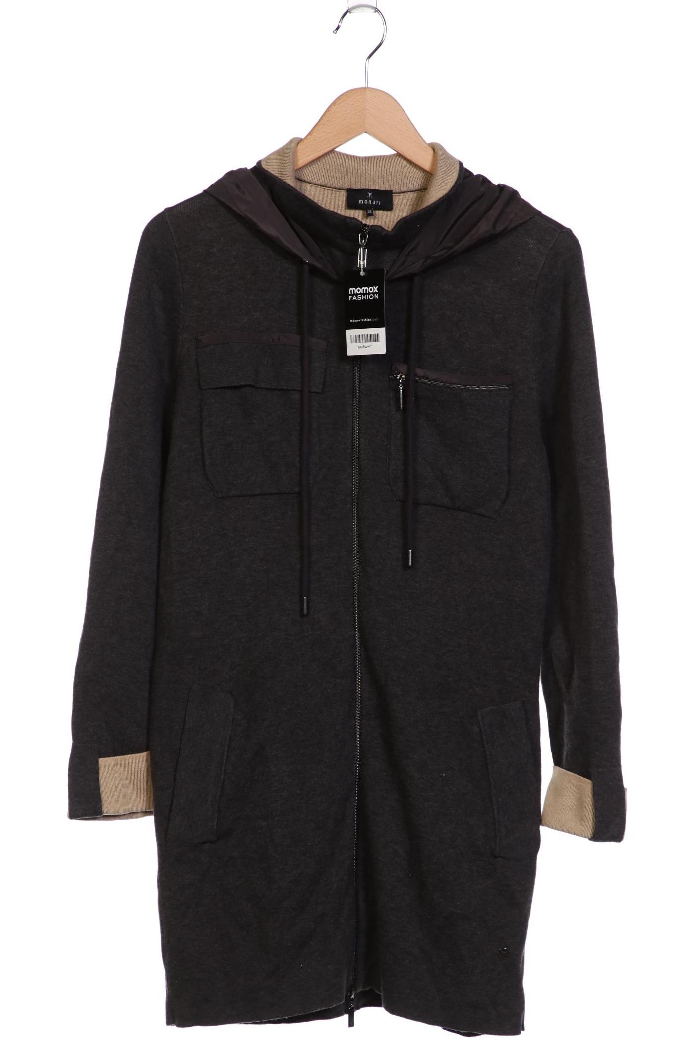 

monari Damen Strickjacke, grau, Gr. 36