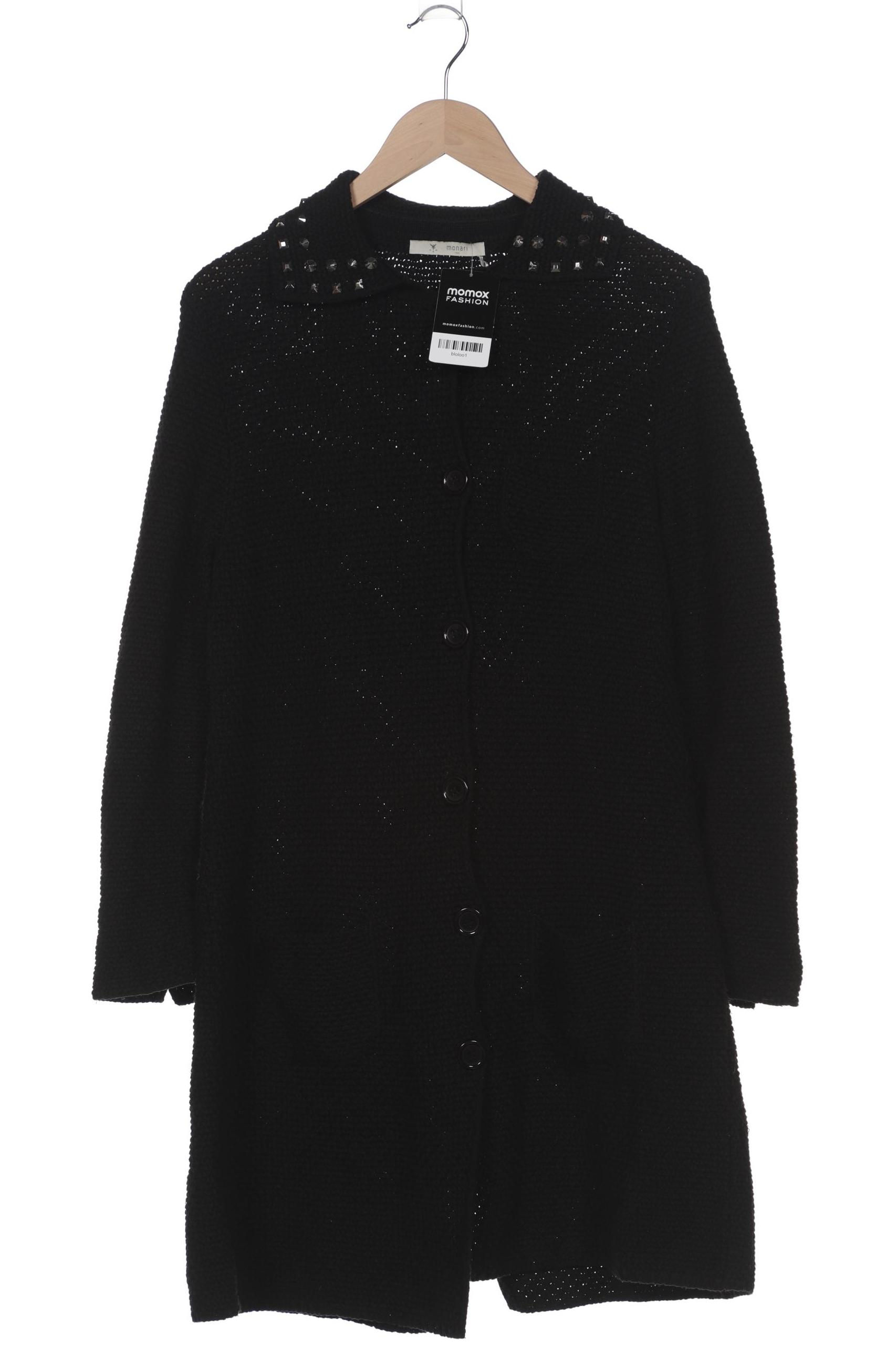 

monari Damen Strickjacke, schwarz, Gr. 40