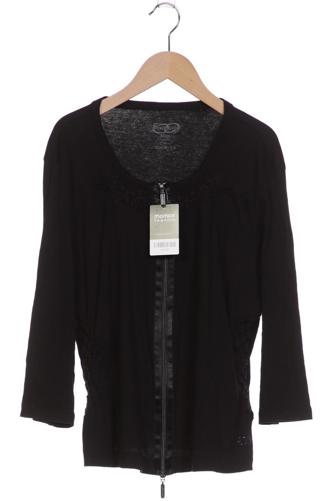 

monari Damen Strickjacke, schwarz, Gr. 46