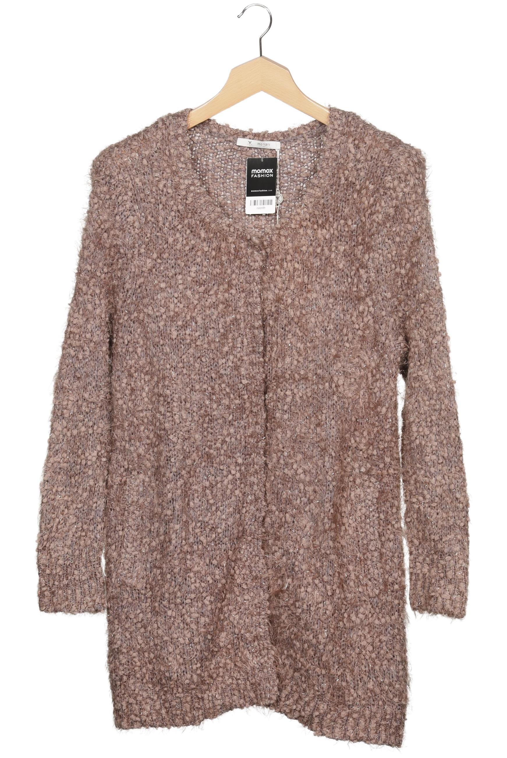 

monari Damen Strickjacke, braun, Gr. 46