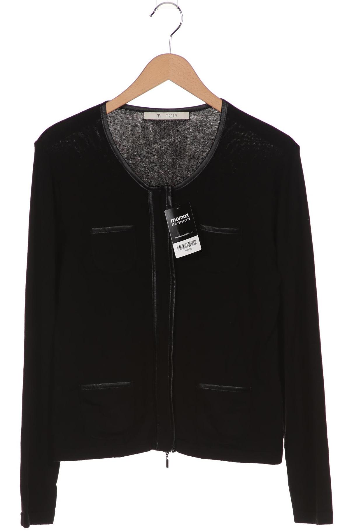 

monari Damen Strickjacke, schwarz, Gr. 40