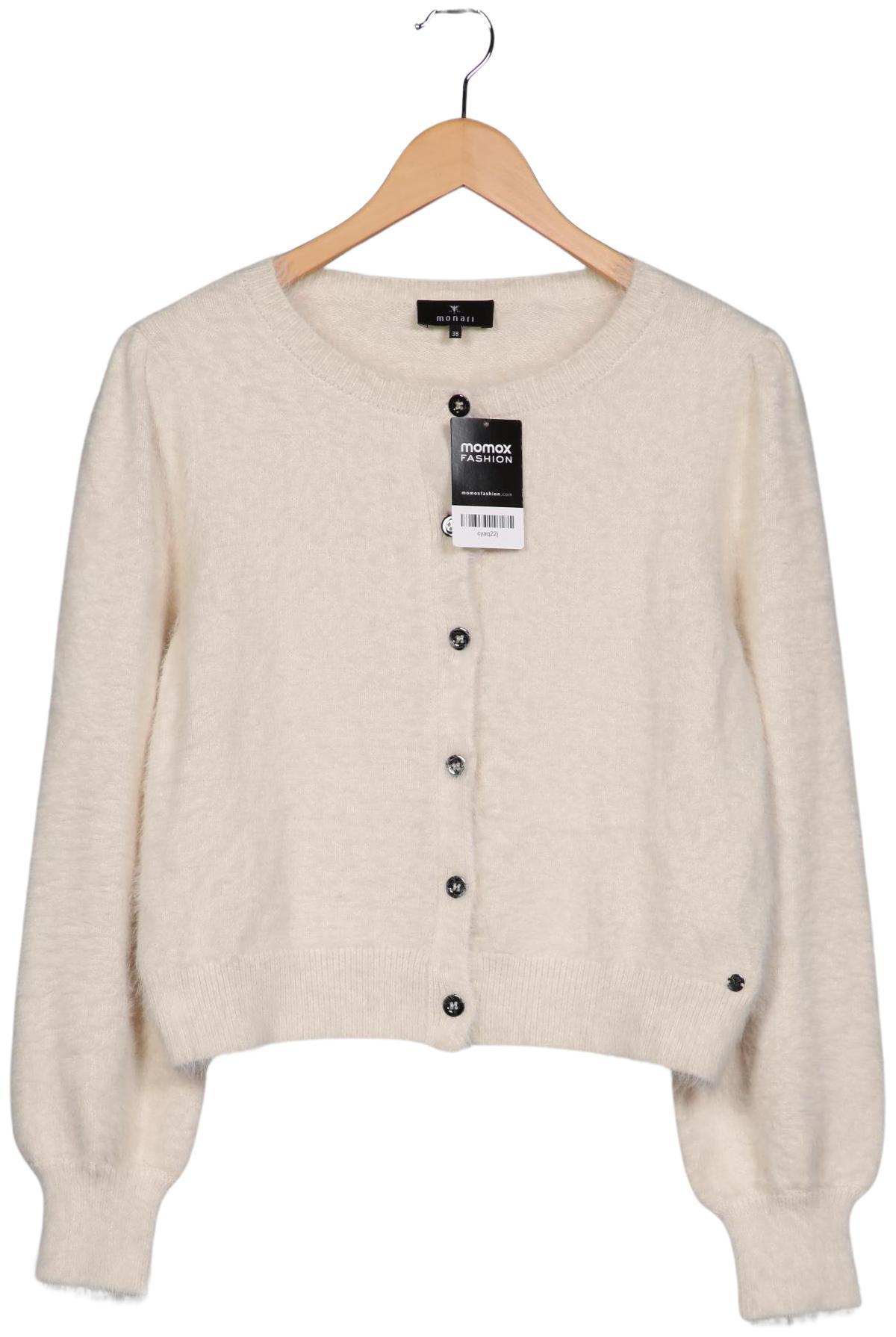 

monari Damen Strickjacke, cremeweiß, Gr. 38