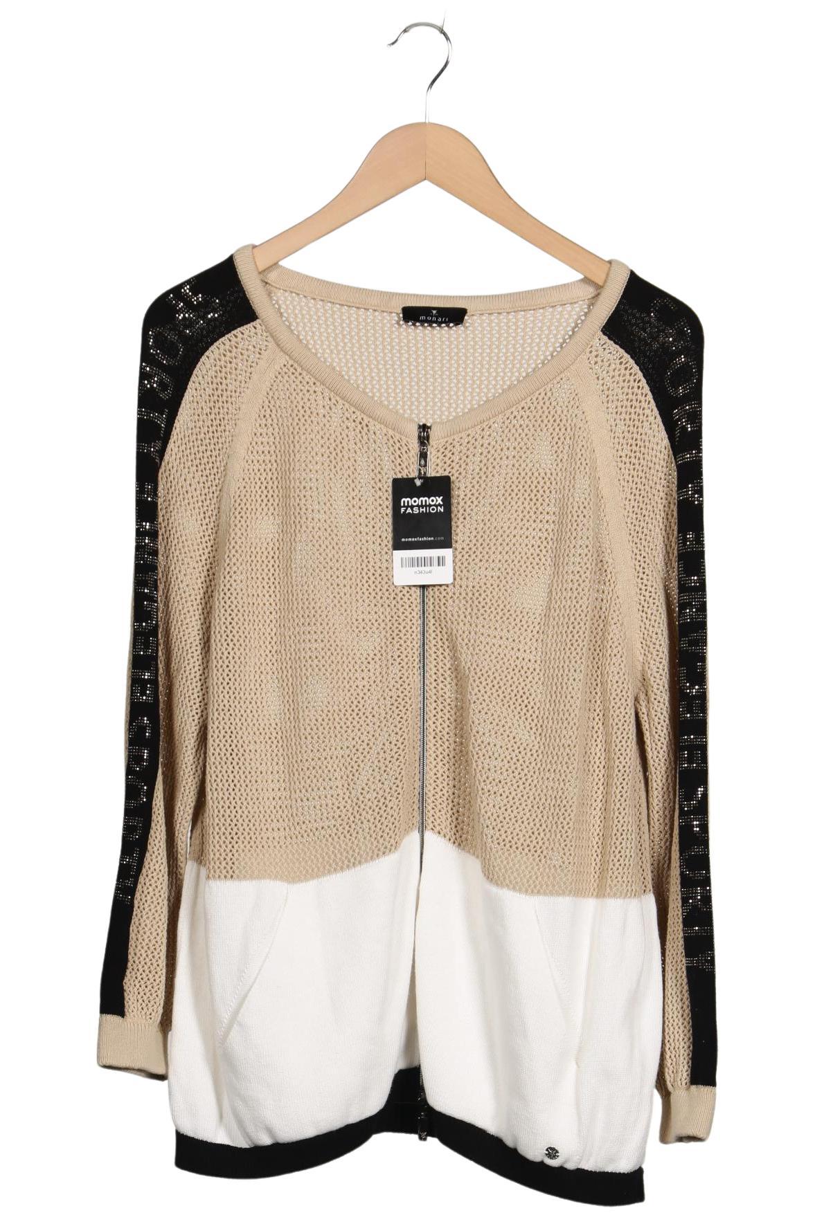 

monari Damen Strickjacke, beige, Gr. 44