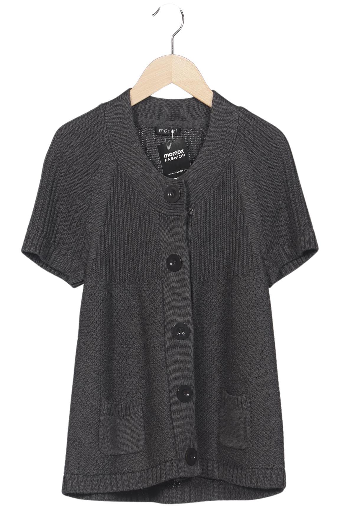 

monari Damen Strickjacke, grau, Gr. 40