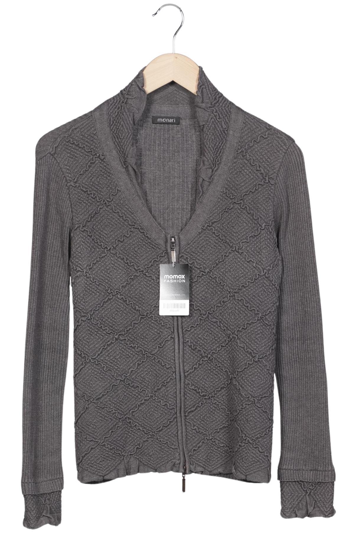 

monari Damen Strickjacke, grau, Gr. 42