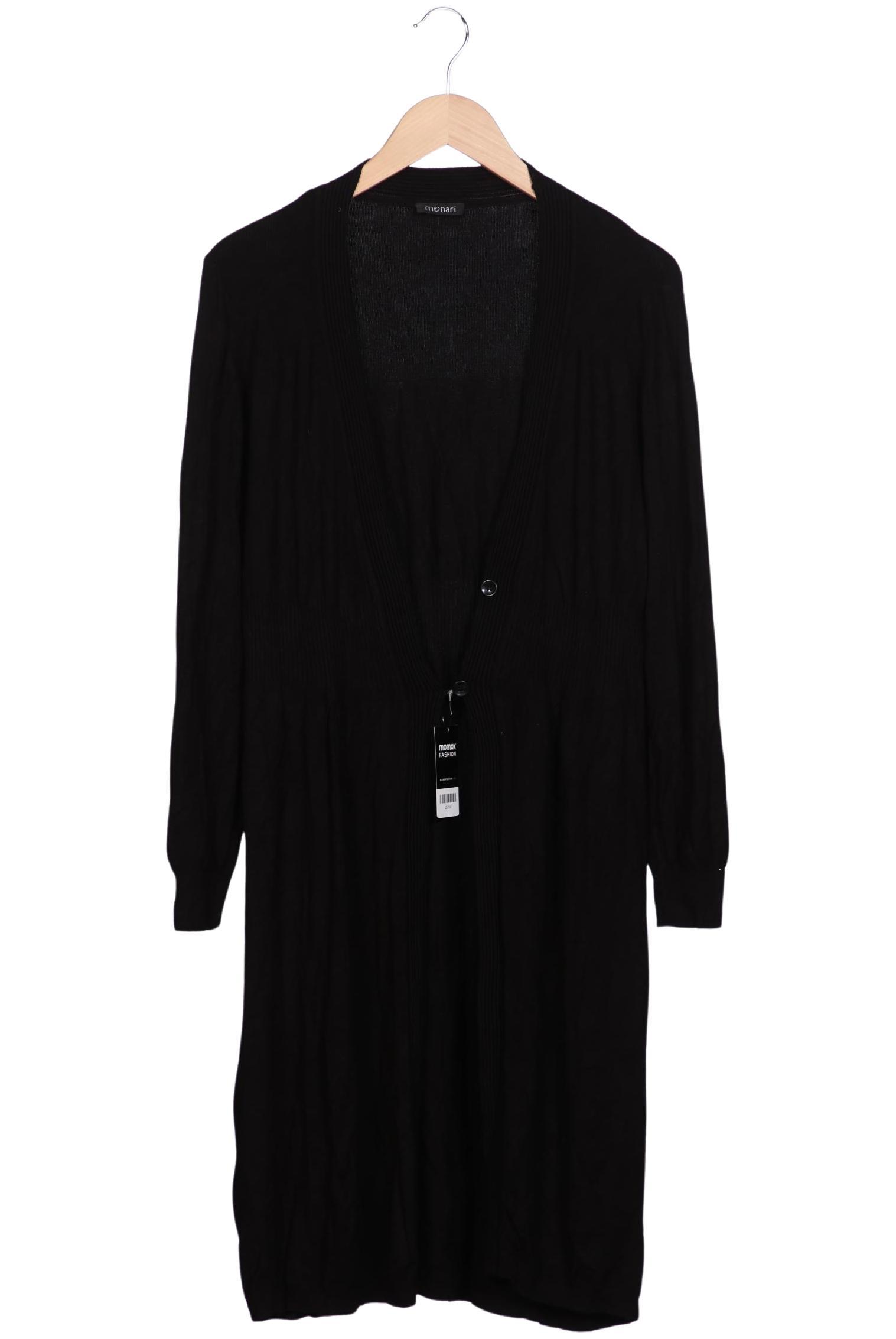 

monari Damen Strickjacke, schwarz, Gr. 46