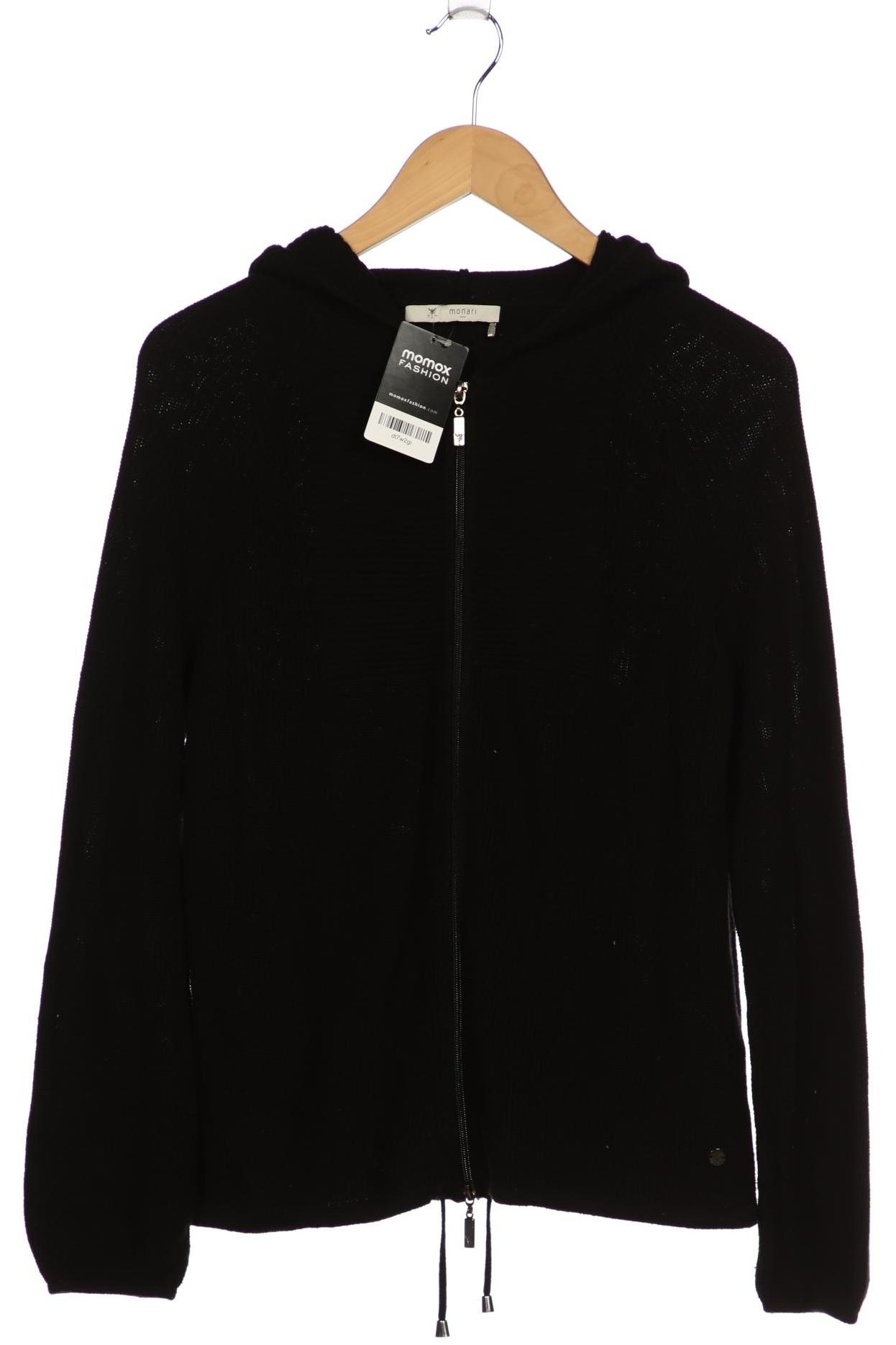 

monari Damen Strickjacke, schwarz, Gr. 38