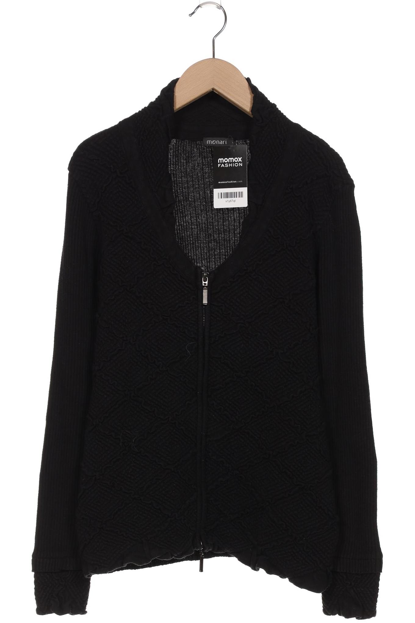 

monari Damen Strickjacke, schwarz, Gr. 42