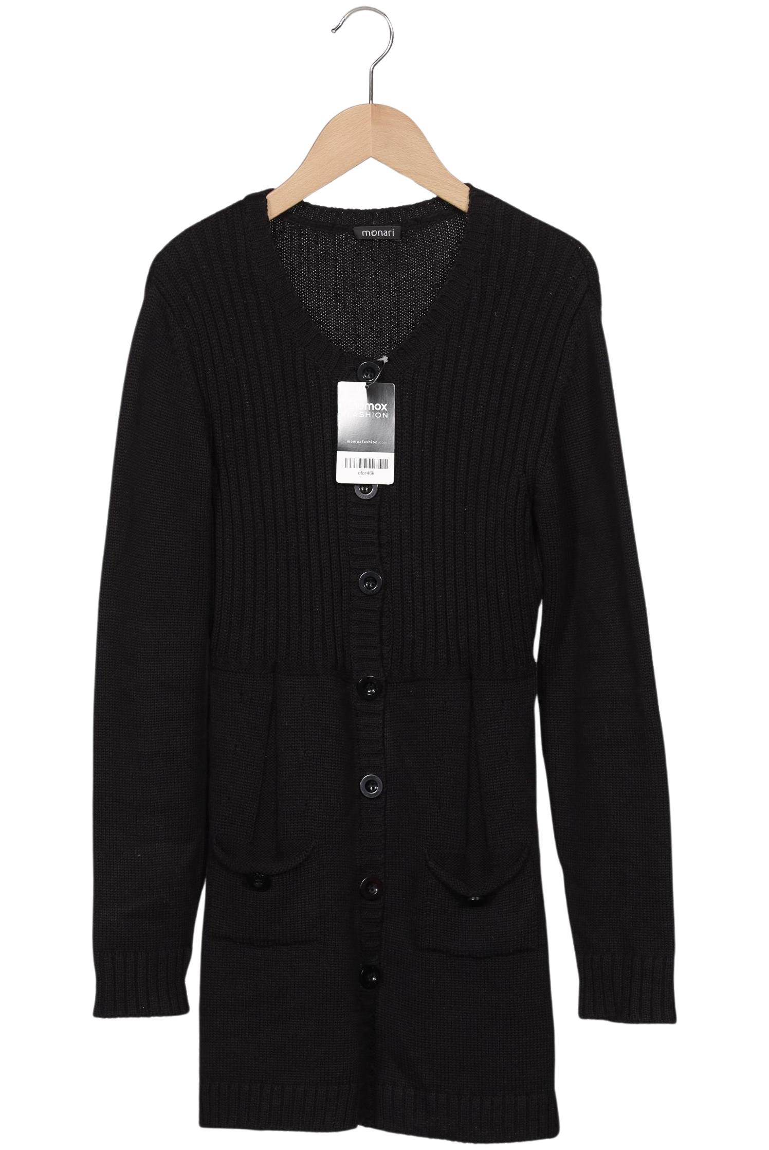 

monari Damen Strickjacke, schwarz, Gr. 36