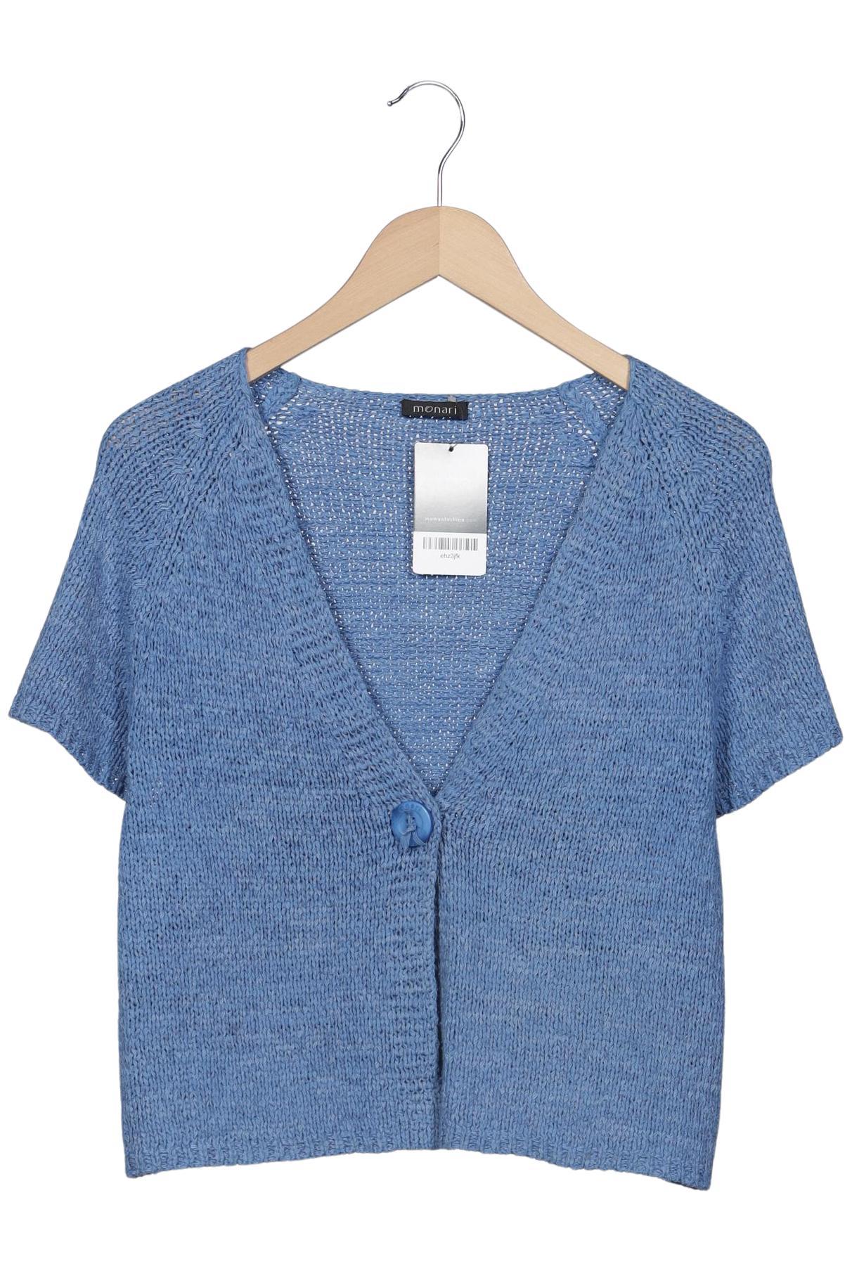 

monari Damen Strickjacke, blau, Gr. 40
