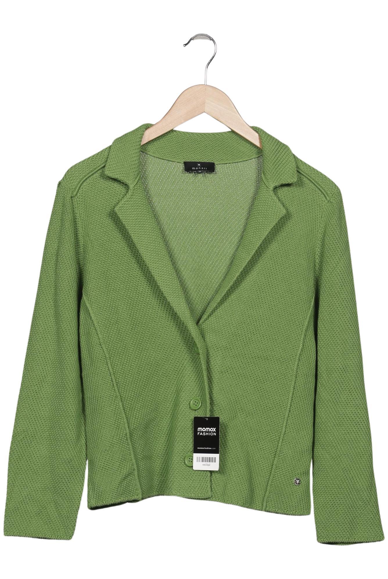 

monari Damen Strickjacke, grün, Gr. 38