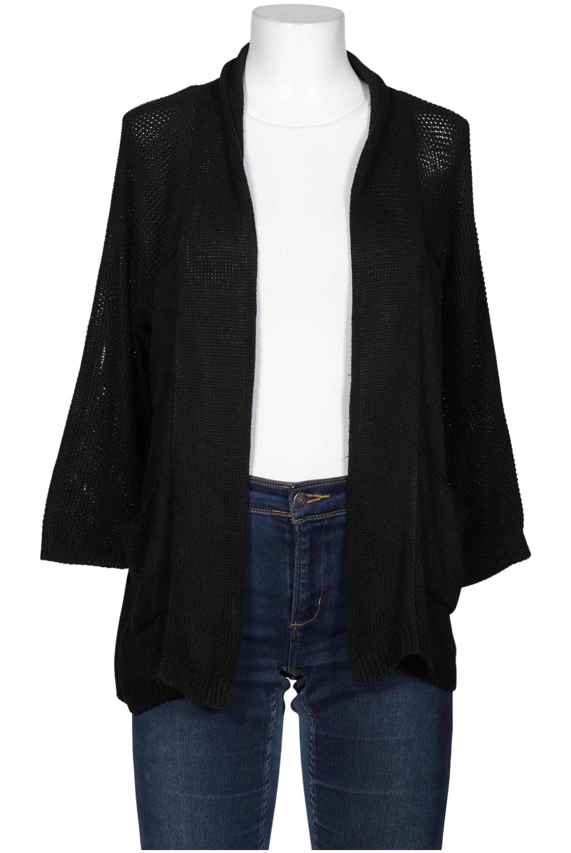 

monari Damen Strickjacke, schwarz, Gr. 38