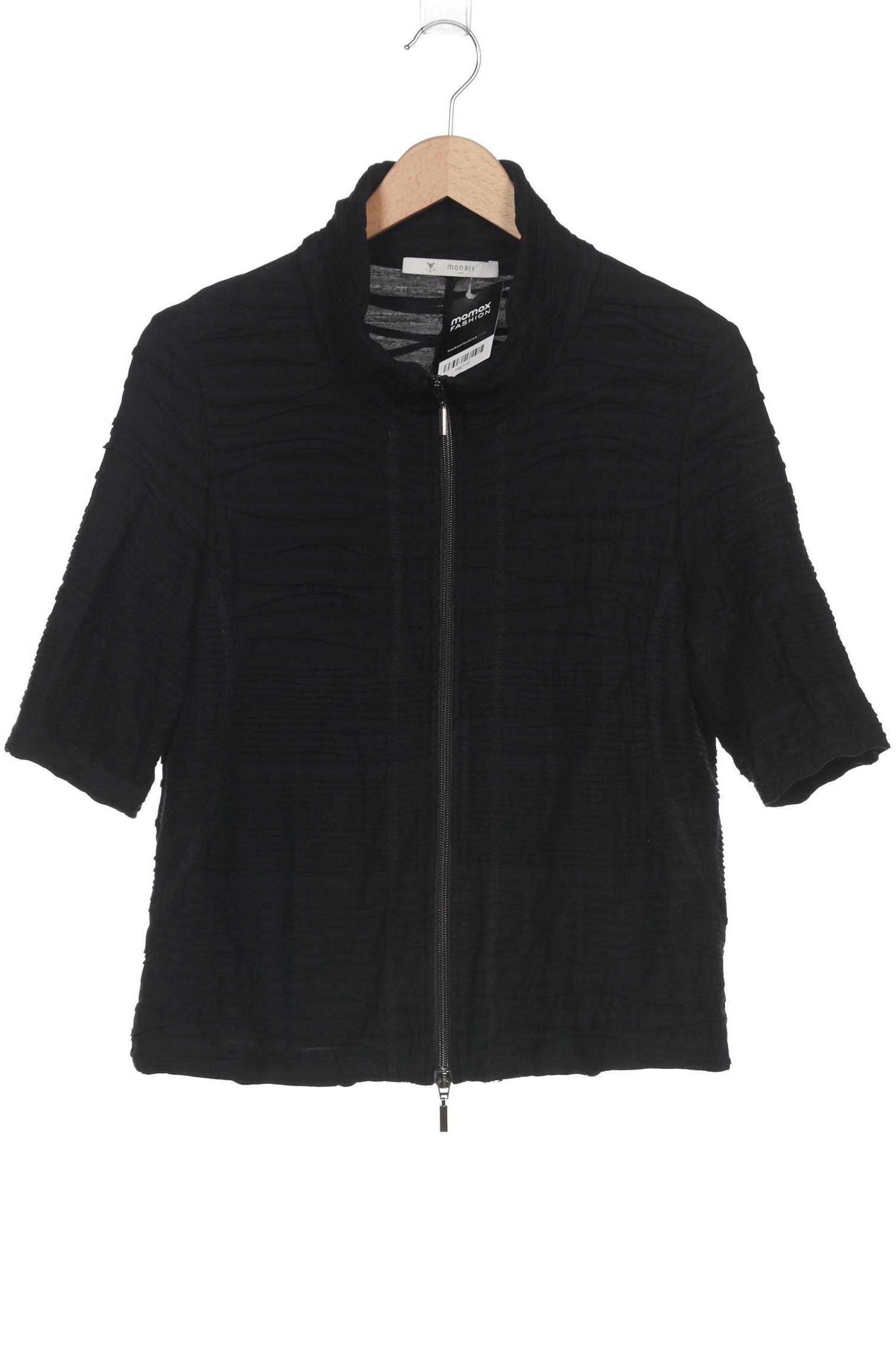 

monari Damen Strickjacke, schwarz, Gr. 44