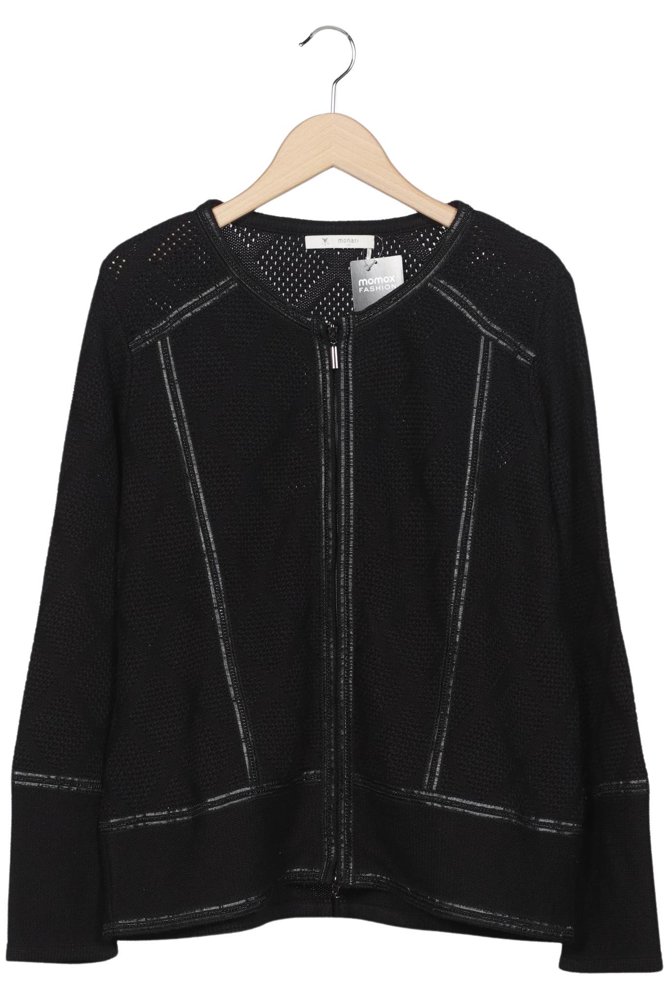 

monari Damen Strickjacke, schwarz, Gr. 44