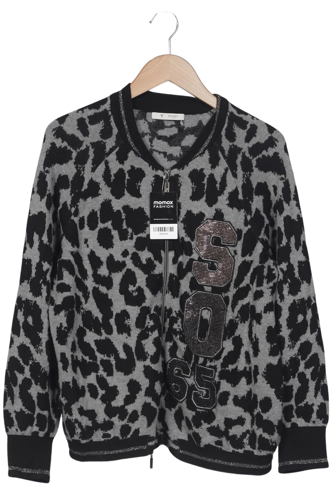 

monari Damen Strickjacke, grau, Gr. 40