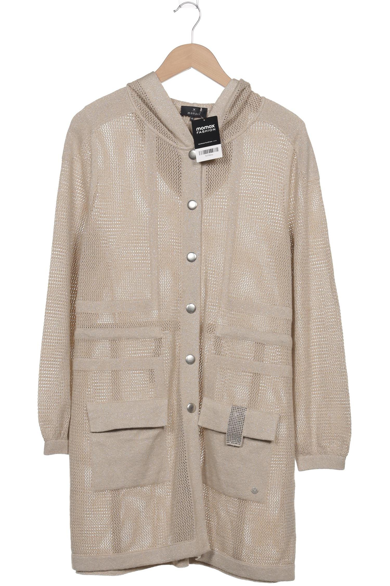 

monari Damen Strickjacke, beige, Gr. 40