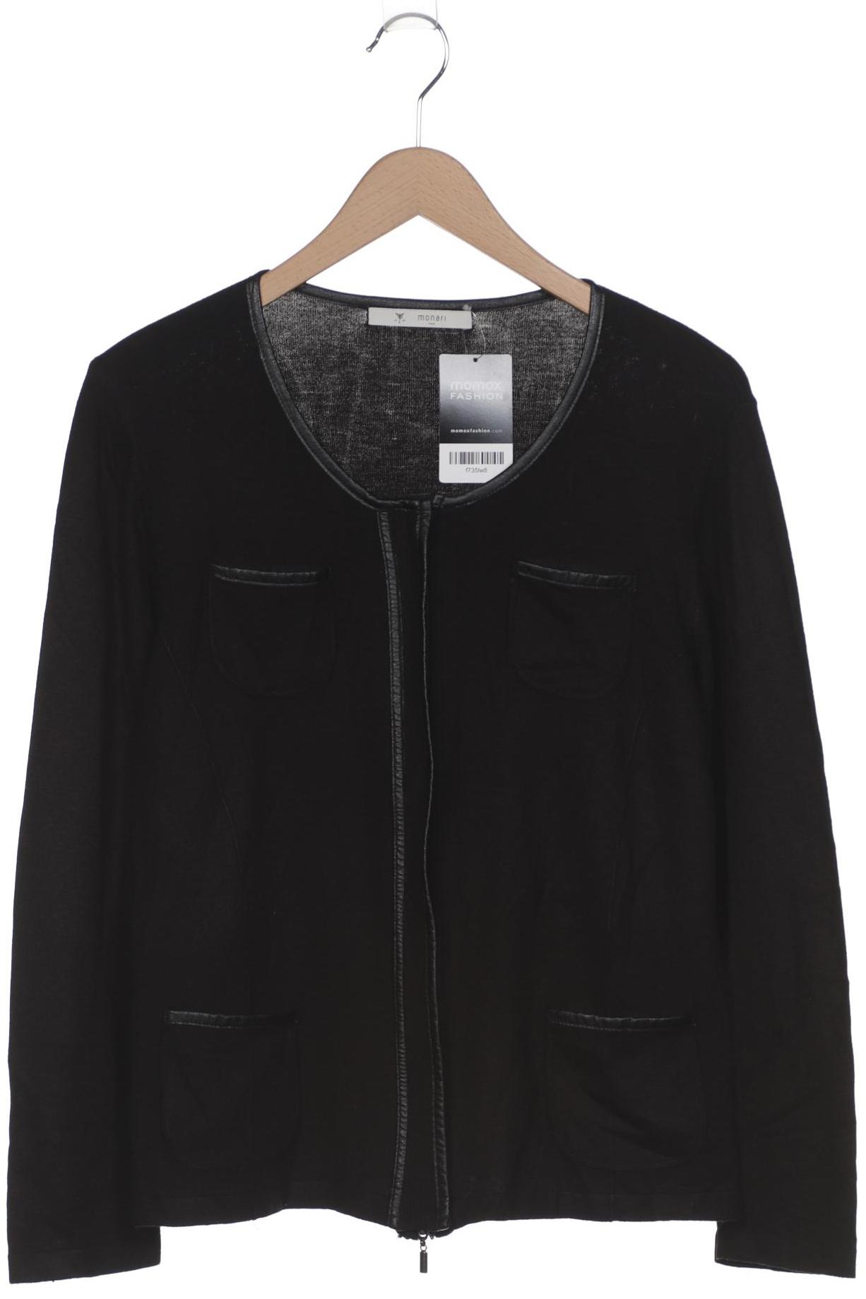 

monari Damen Strickjacke, schwarz, Gr. 42