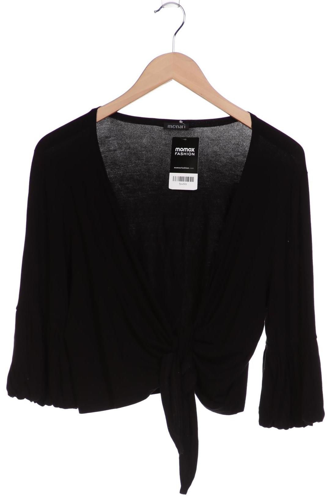 

monari Damen Strickjacke, schwarz, Gr. 42