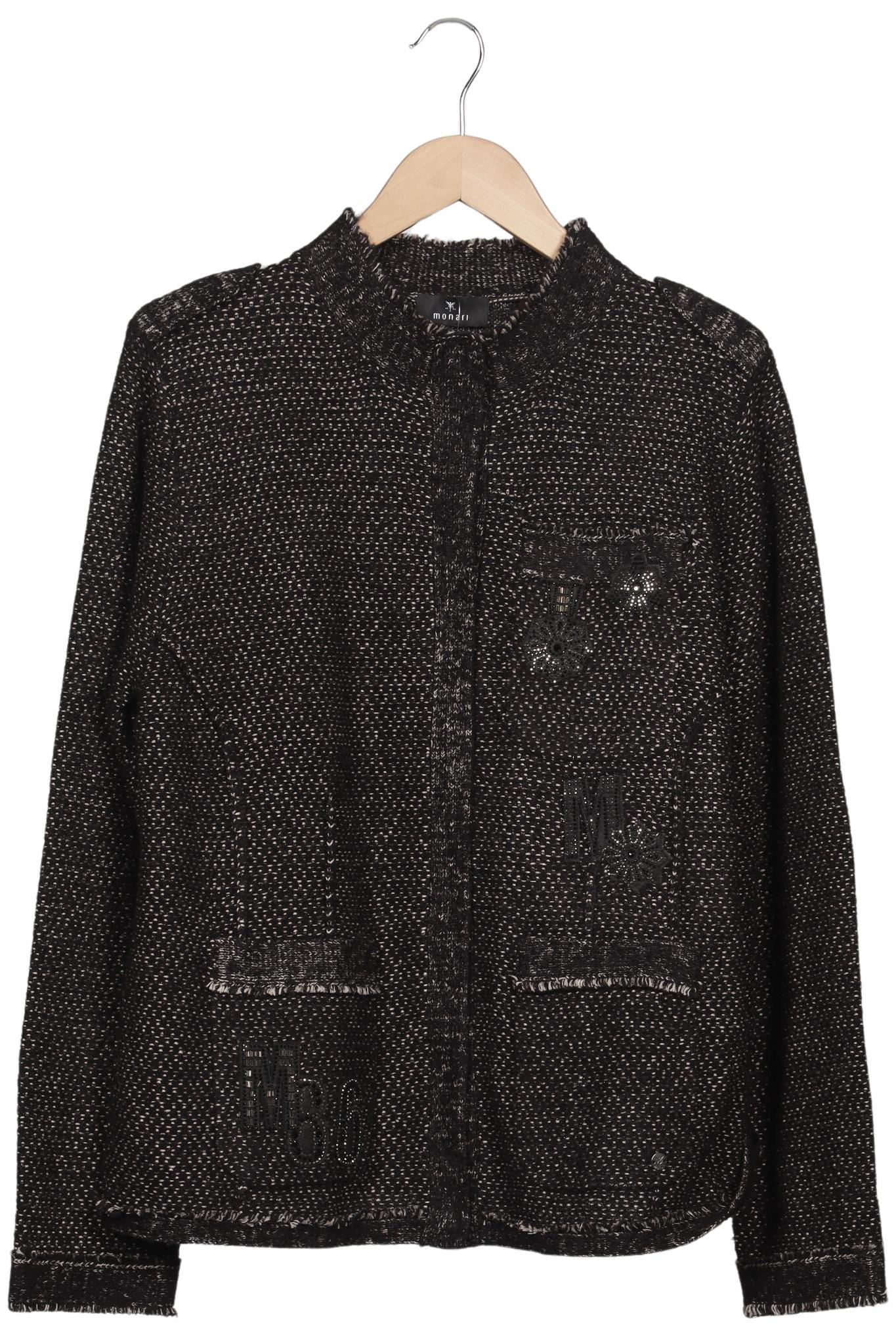 

monari Damen Strickjacke, schwarz, Gr. 44