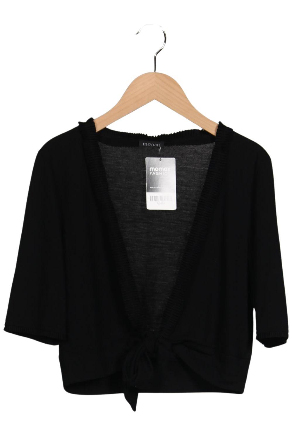 

monari Damen Strickjacke, schwarz, Gr. 38