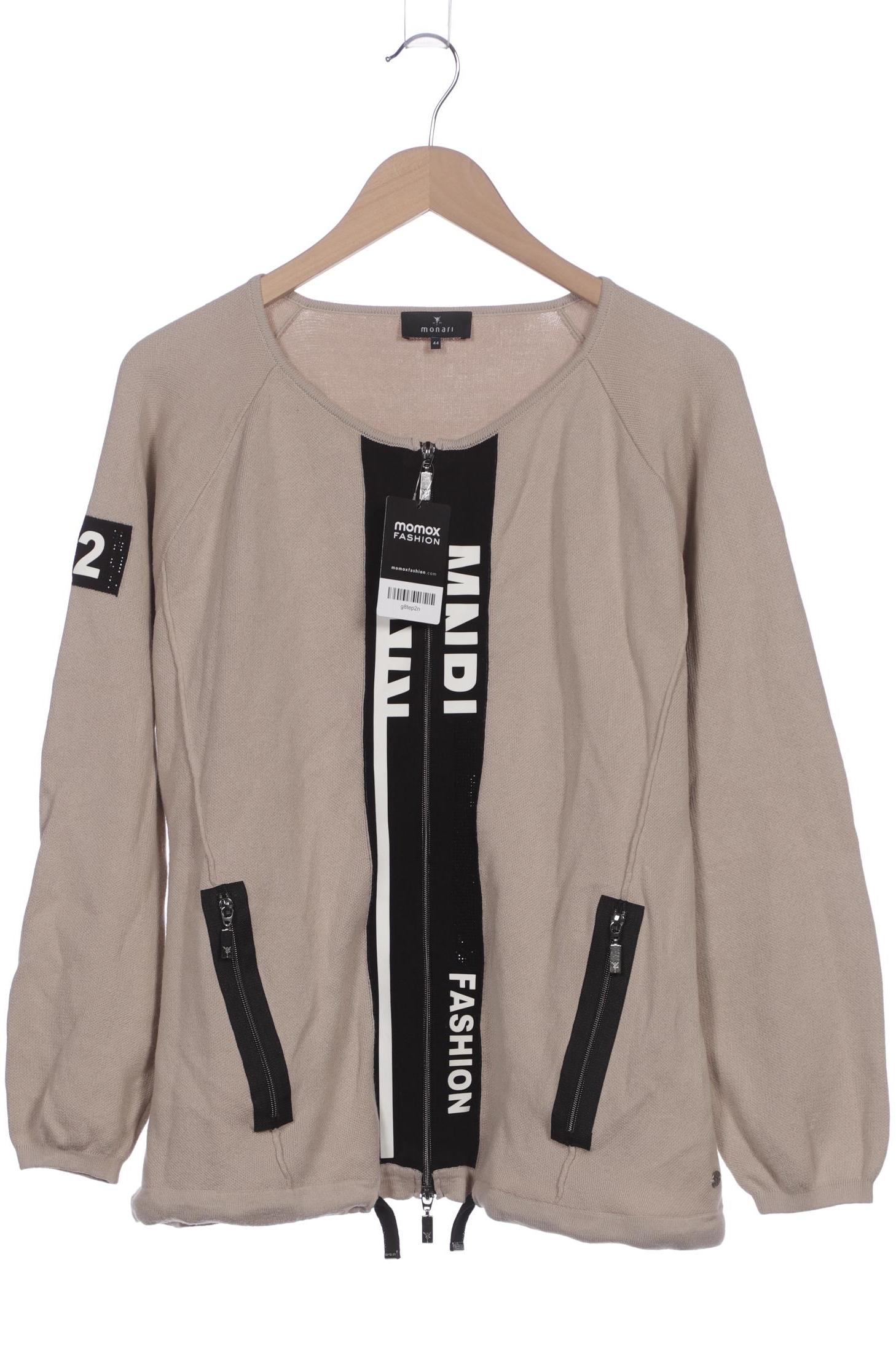 

monari Damen Strickjacke, beige, Gr. 44