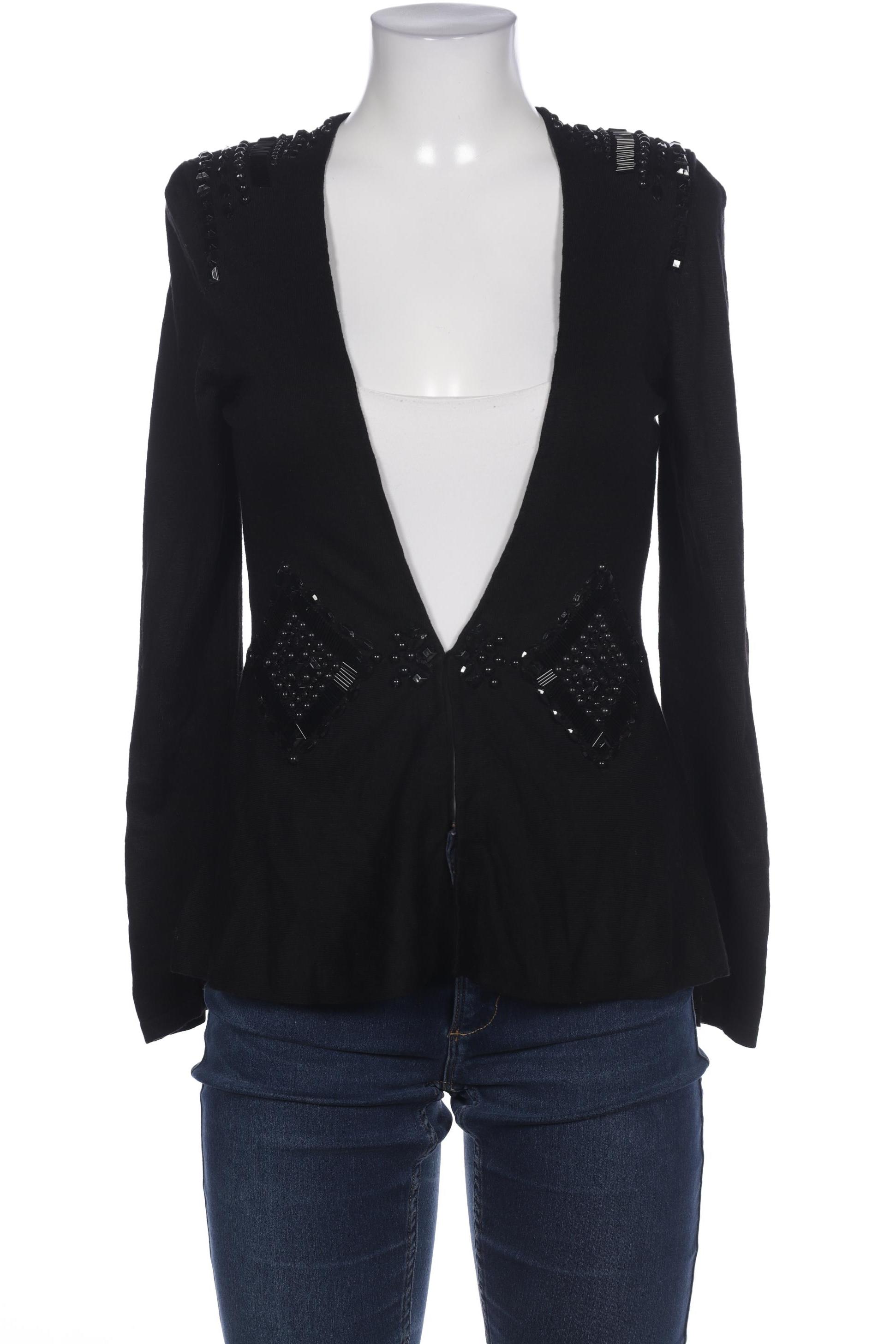 

monari Damen Strickjacke, schwarz, Gr. 38