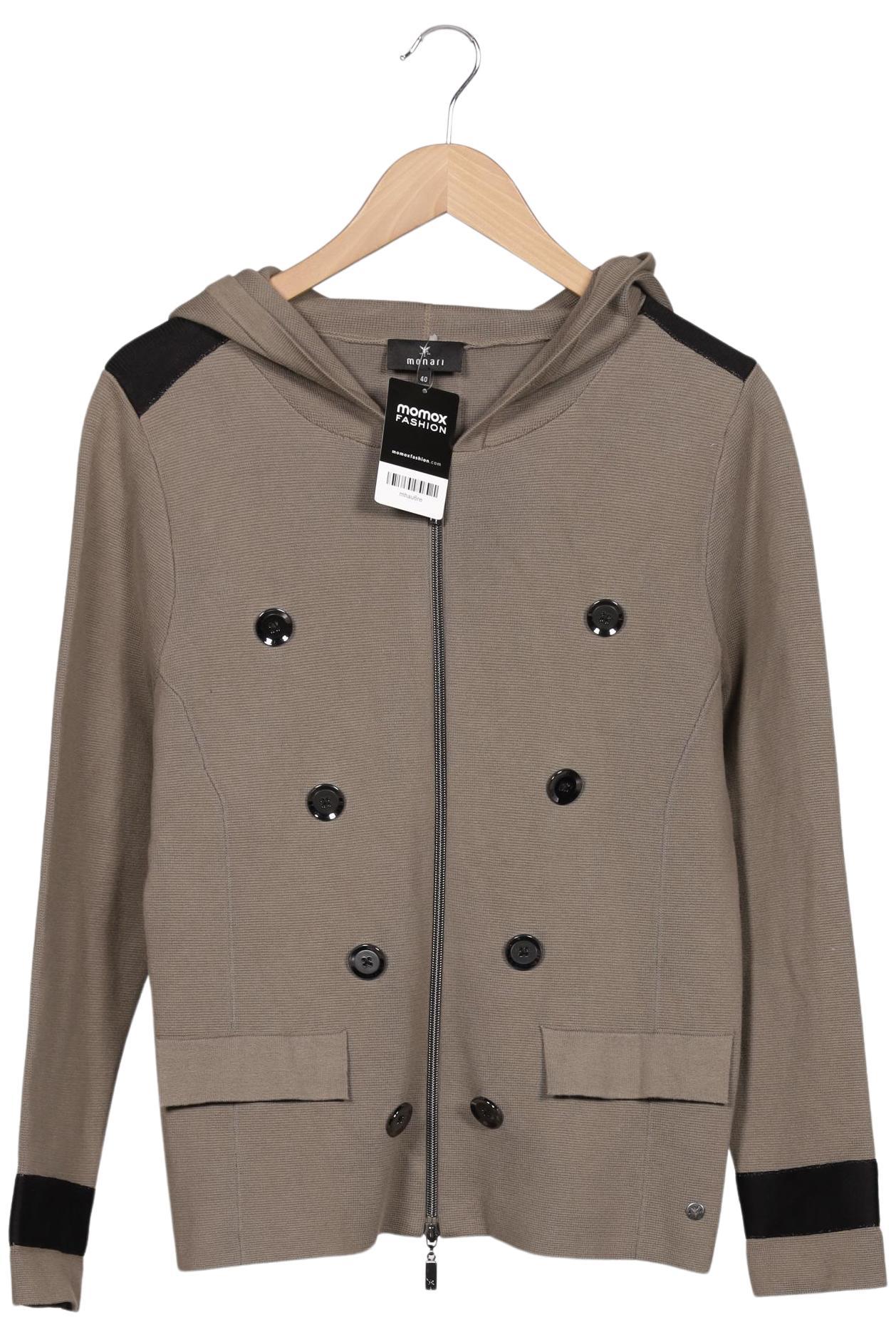

monari Damen Strickjacke, grau, Gr. 40
