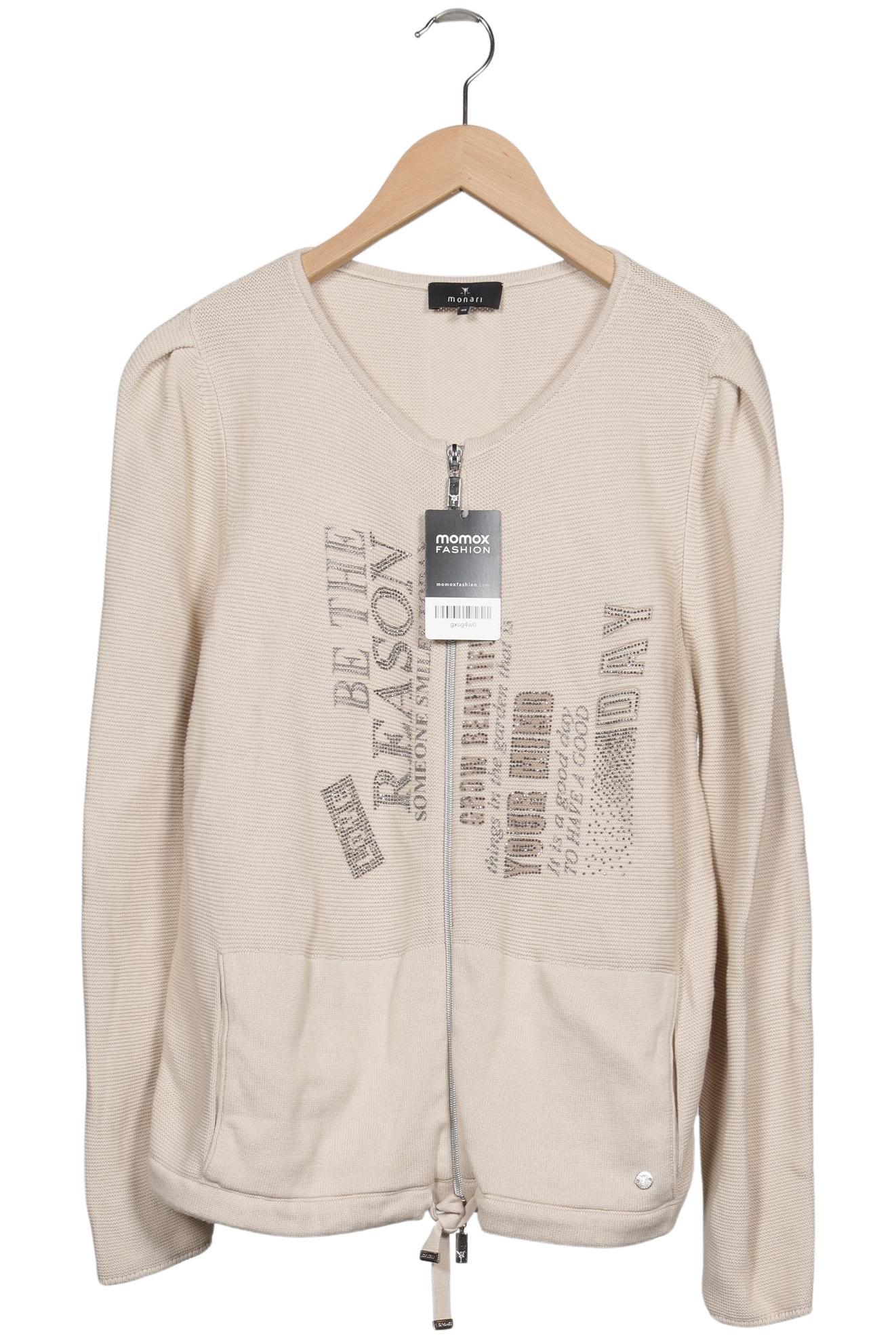 

monari Damen Strickjacke, beige, Gr. 40