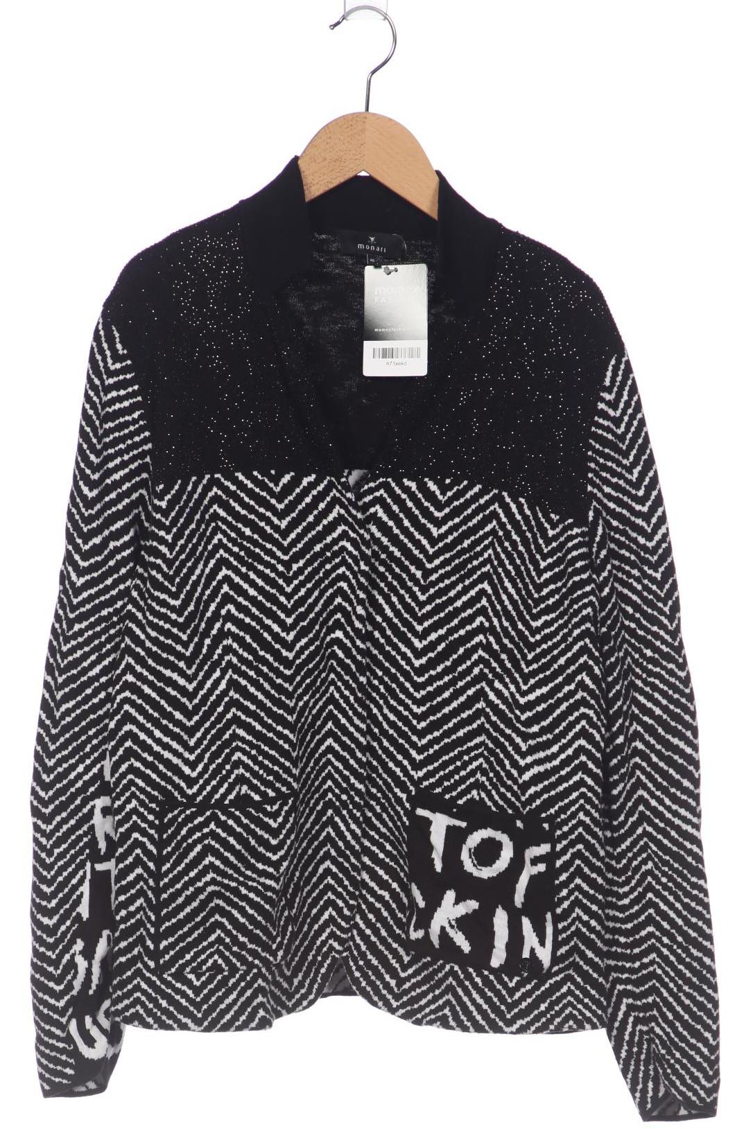 

monari Damen Strickjacke, schwarz, Gr. 40