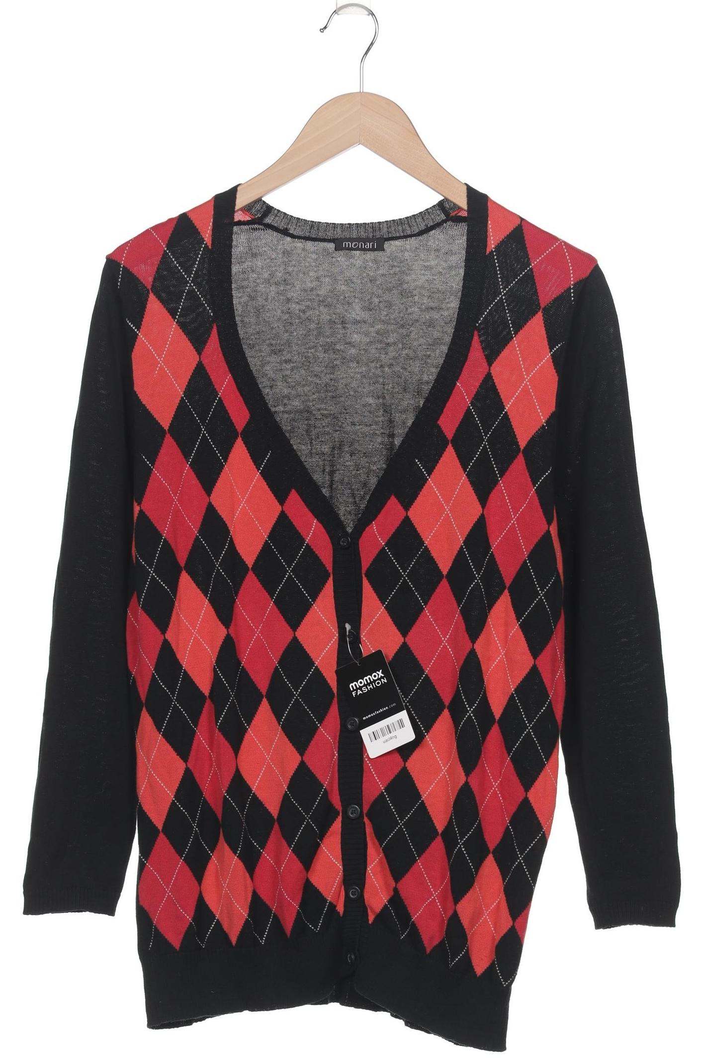 

monari Damen Strickjacke, schwarz, Gr. 44